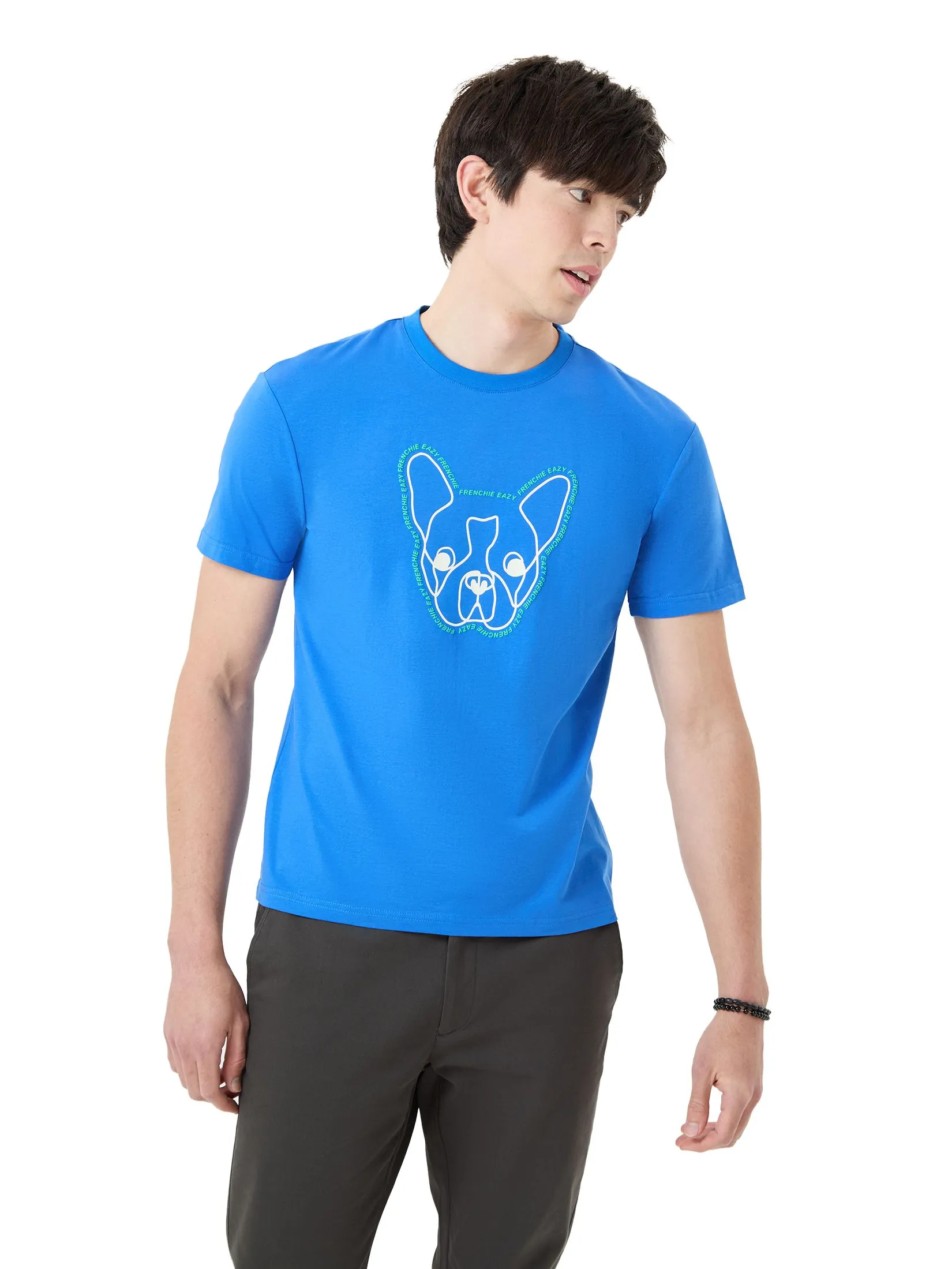 ESP Frenchie Eazy Tee Shirt Men Blue