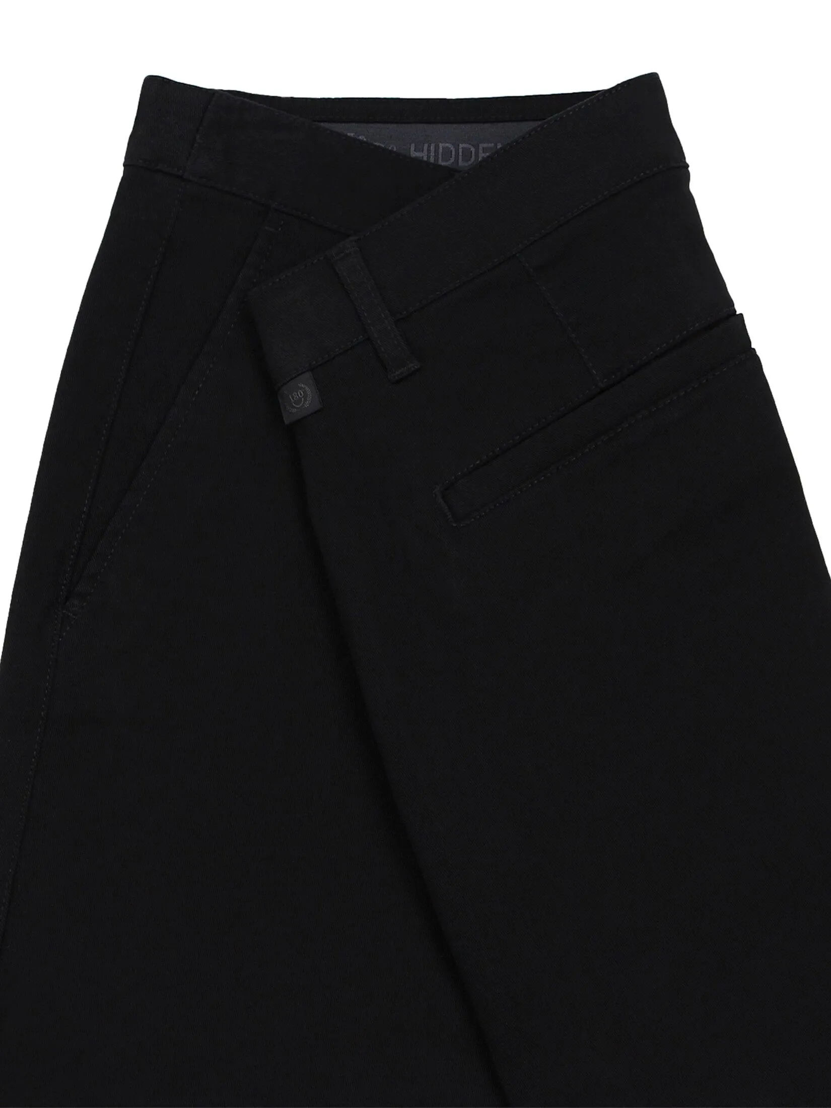 GIORDANO Men's Low-Rise Skinny Stretch Pants (180° Elastic Waistband) Black