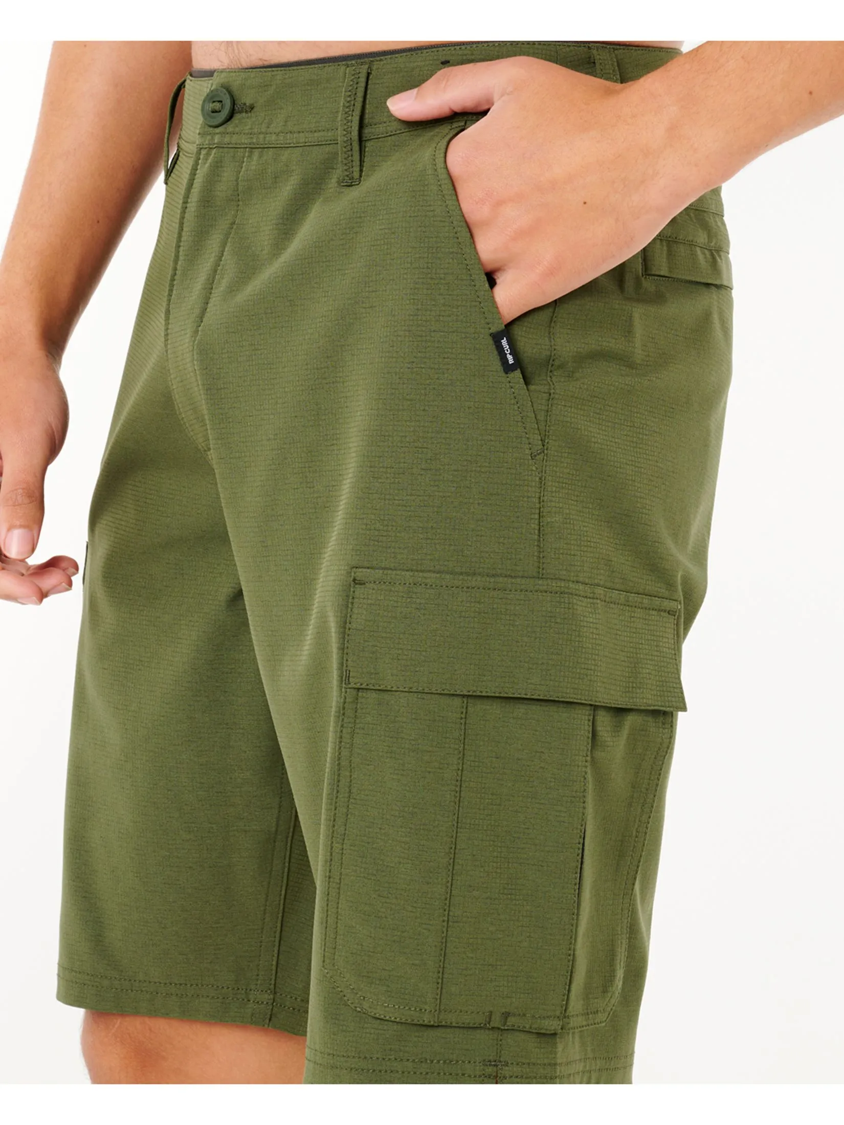 RIP CURL Men Cargo Shorts Boardwalk Classic Surf Dark Olive