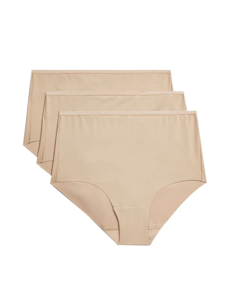 MARKS & SPENCER Women Shorts High Rise Flexifit No VPL 3pk