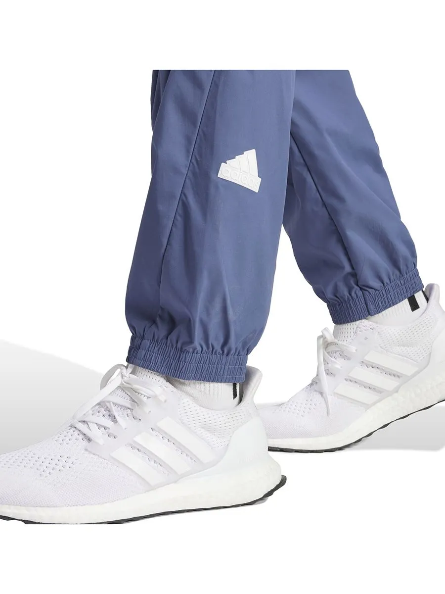 ADIDAS Men Tracksuit Bottoms Woven Future Icons 3-Stripes IR9239 Preloved Ink