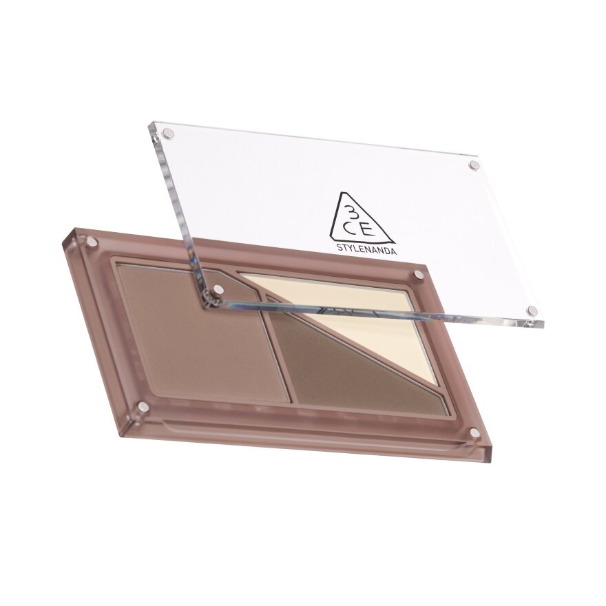 #3CE Palette Layers Contour Soft Brown