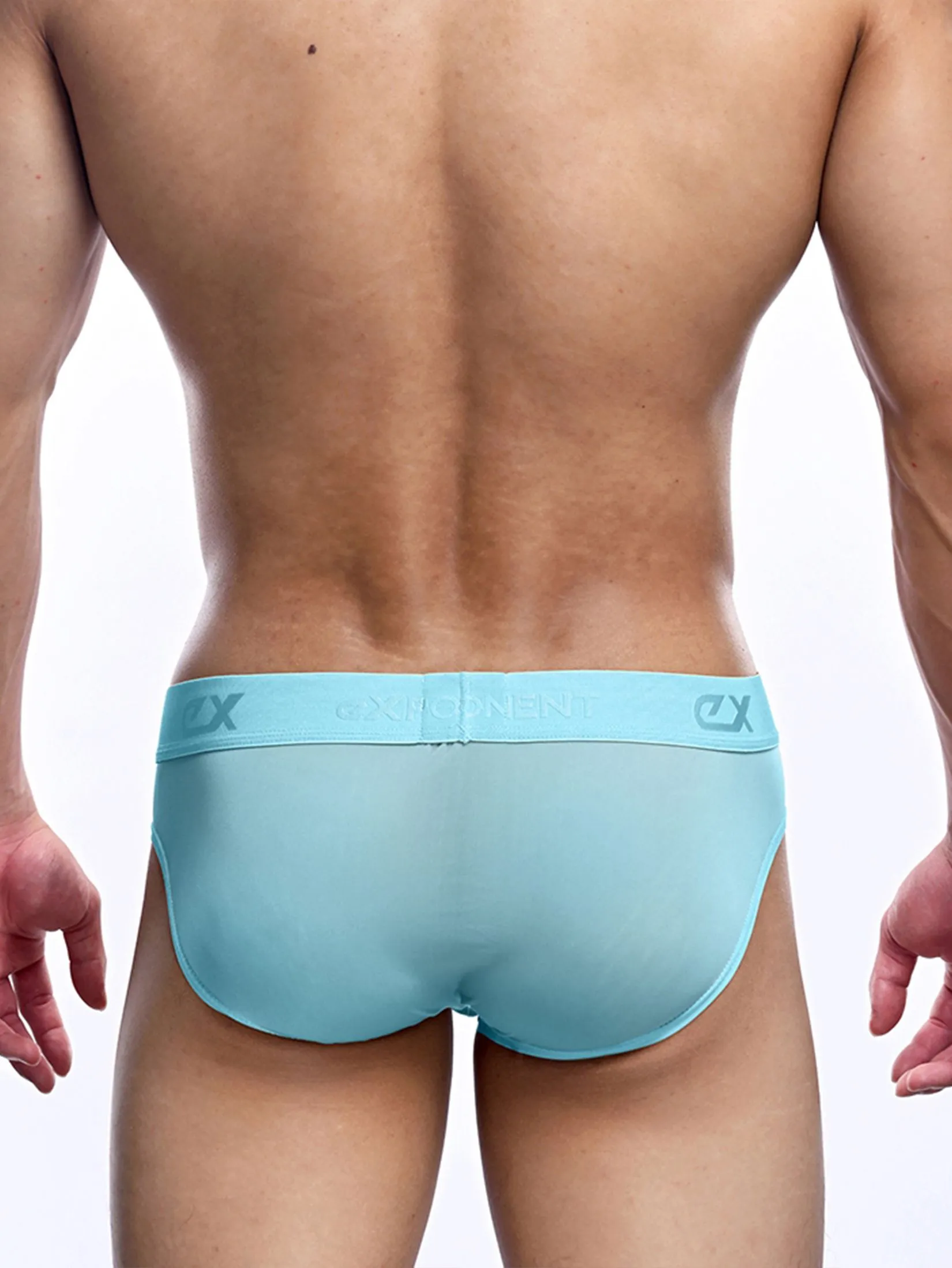 EXPONENT Underwear Elusive Silky - Secret Zone Translucent Brief Aqua