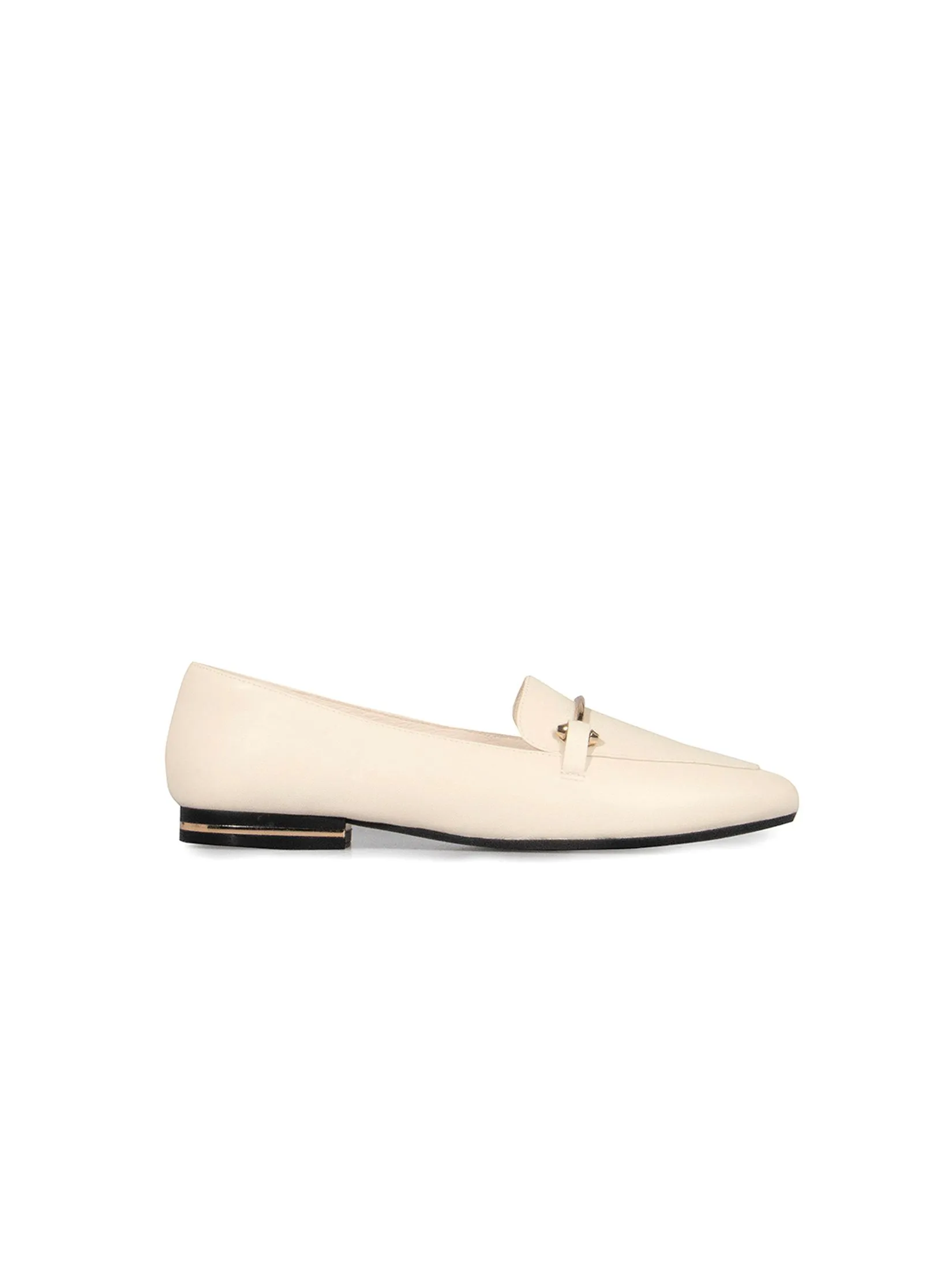 KENNETH COLE WOMEN FLATS ABIGAIL LOAFER / WHITE