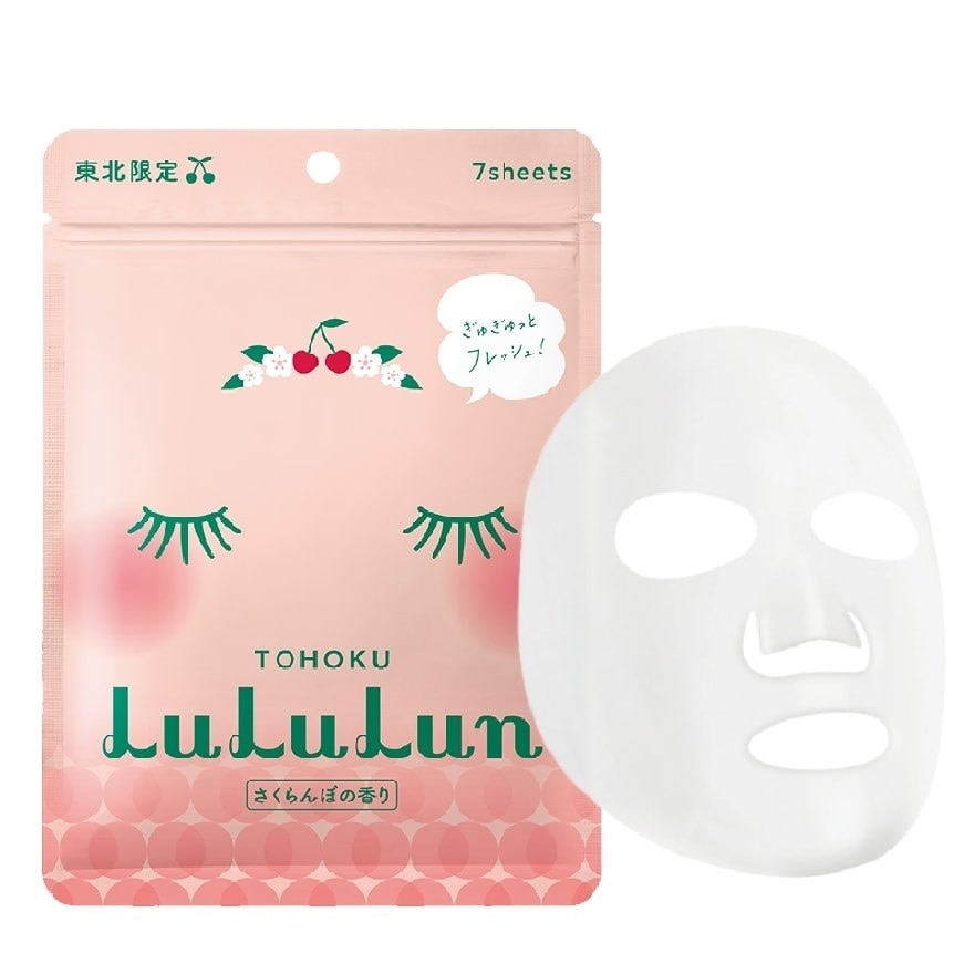 Lululun Face Mask Tohoku 7 Day 7'S แผ่นมาส์กหน้า ผิวชุ่มชื้น