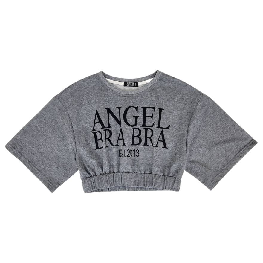Angel Bra Bra Oversize Cropped Dumpling Grey - Grey