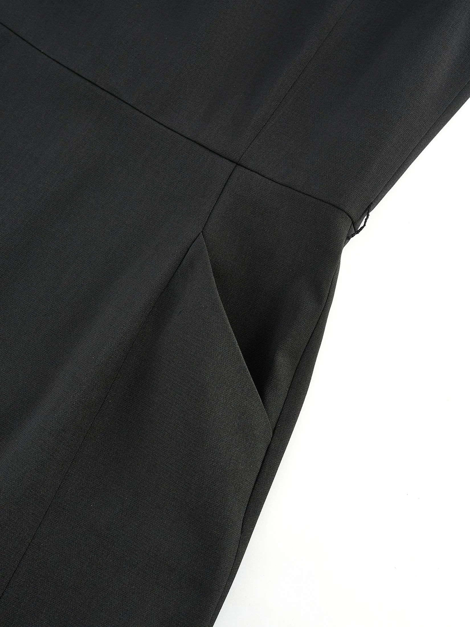 G2000 Women Clothing Cooling Multi-Way Stretch A-Shape Dress With Belt  A-Shape - Black