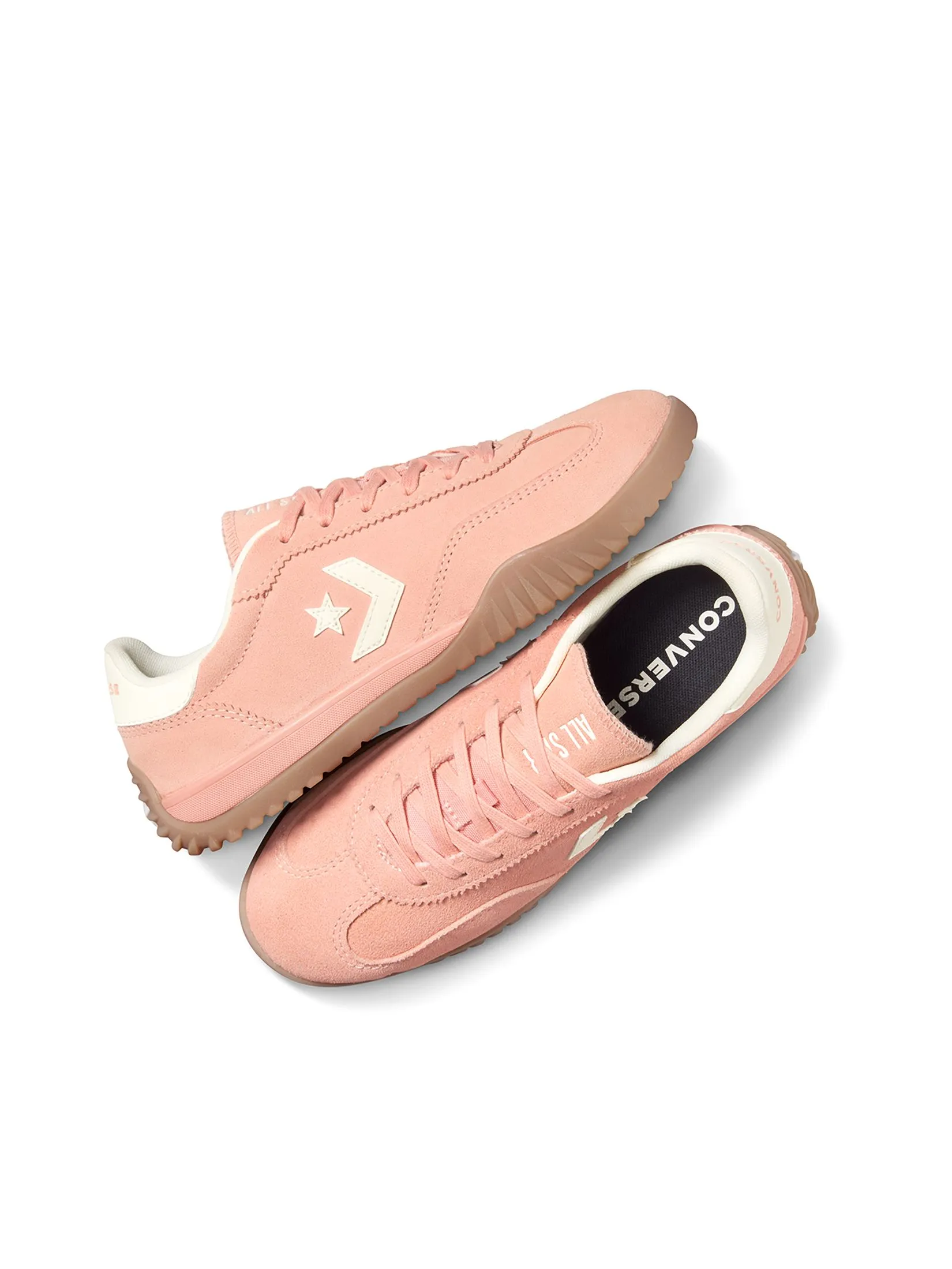 CONVERSE Women Sneakers Run Star Trainer Seasonal Color Ox Pink/Cream Flamingo Fade/Egret/Light Brown