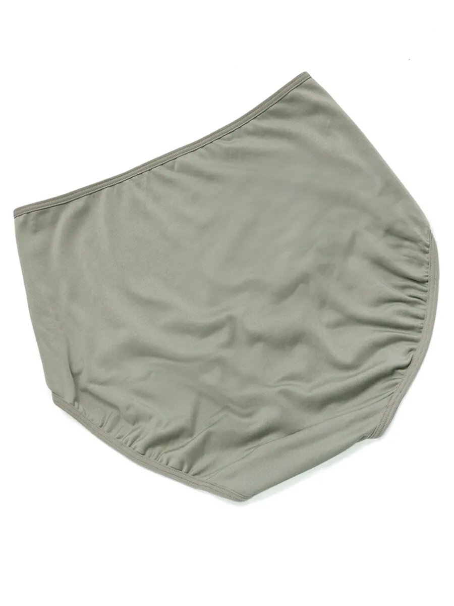 SABINA Panty Woman Microfiber High Waisted - Dark Green