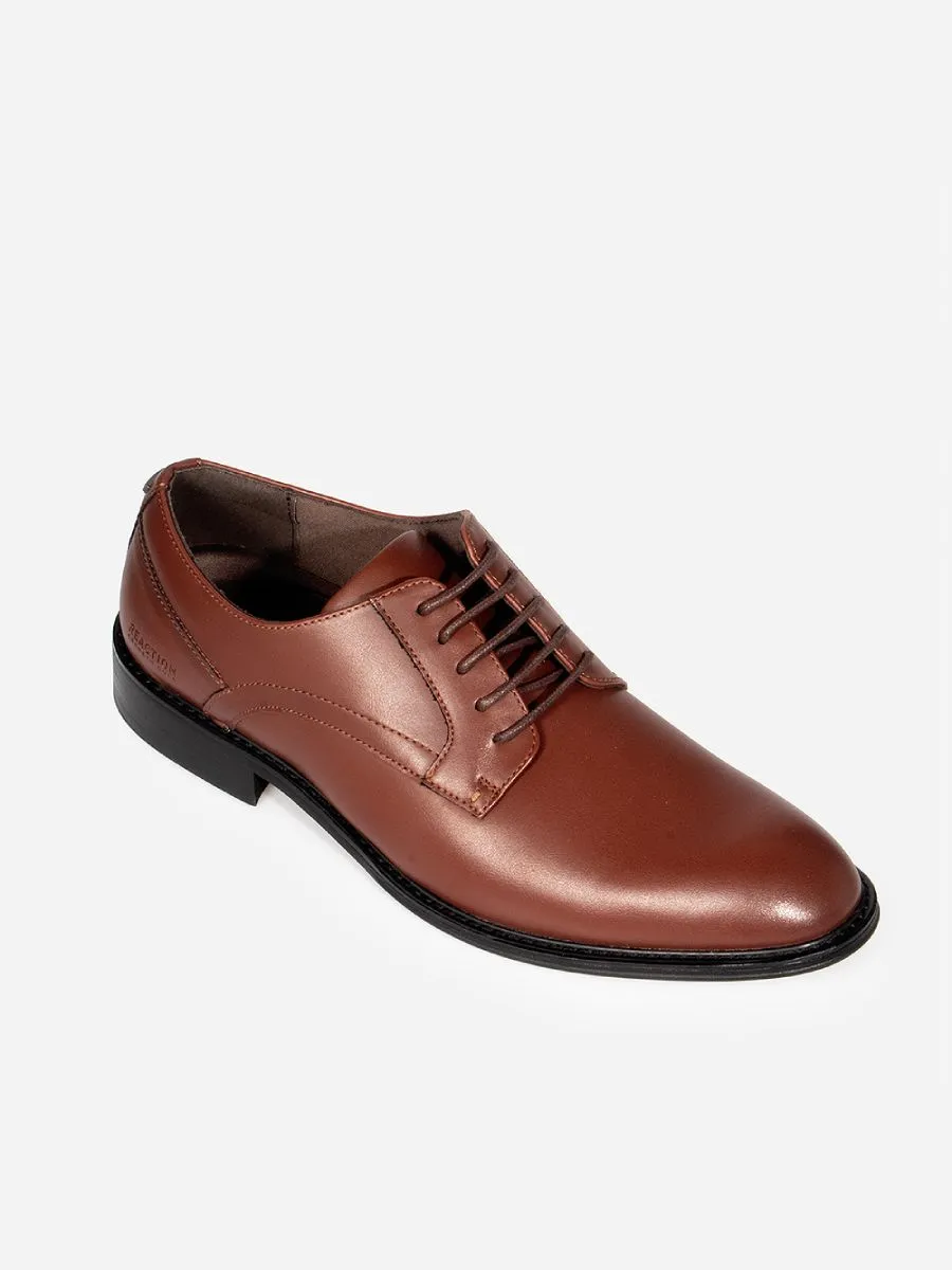 KENNETH COLE MEN'S FORMAL SHOES MARQUEE PLAIN TOE / BRANDY