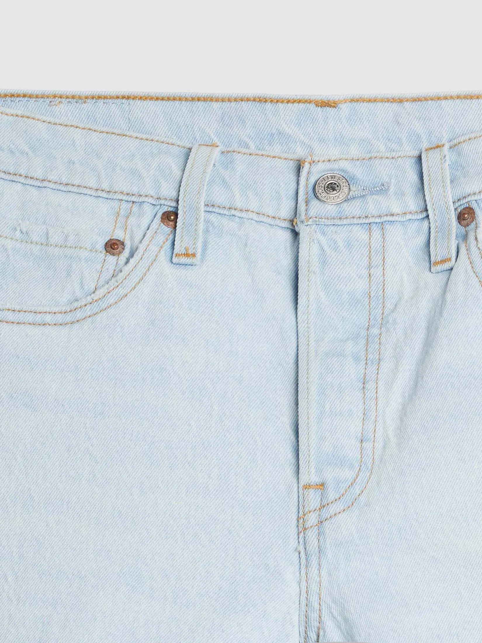 LEVI'S Women's 501® Original Mid-Thigh Shorts Light Blue