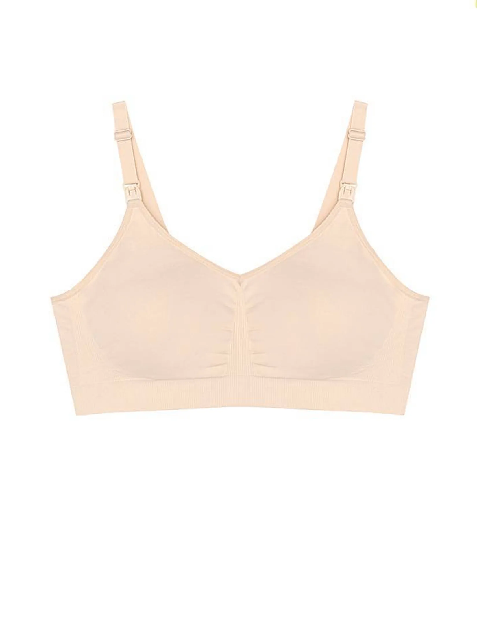 SABINA Maternity Woman Seamless Wireless Bra - Vanilla