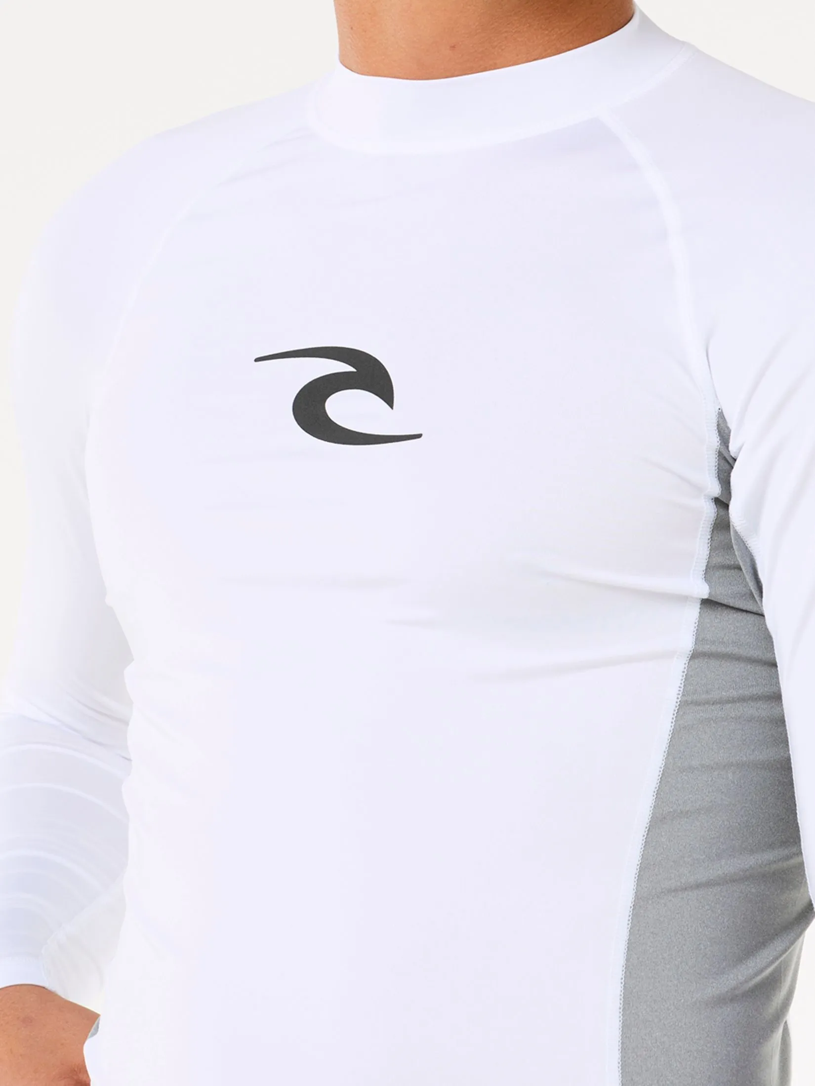RIP CURL Men Wetsuit Waves UPF Perf L/S White