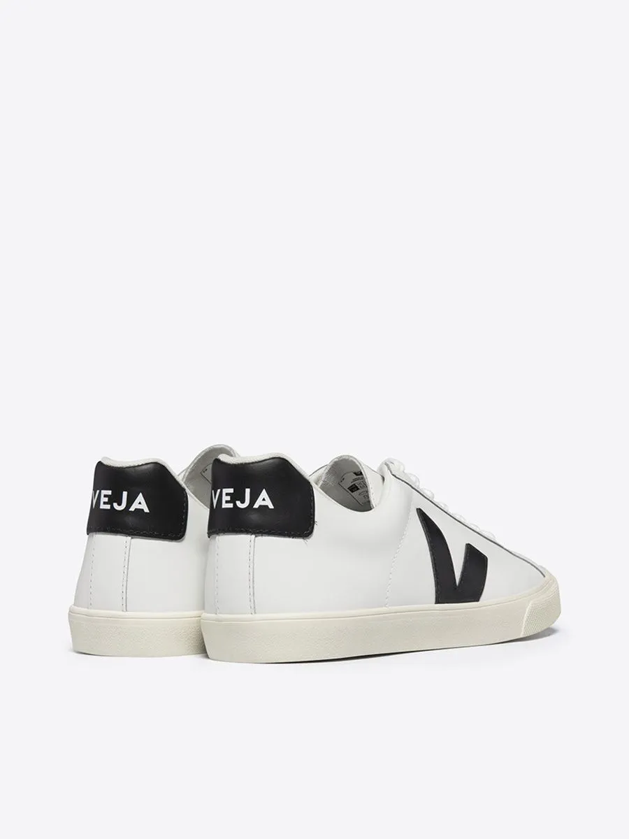 VEJA Men Sneaker Esplar Logo Leather Extra White Black