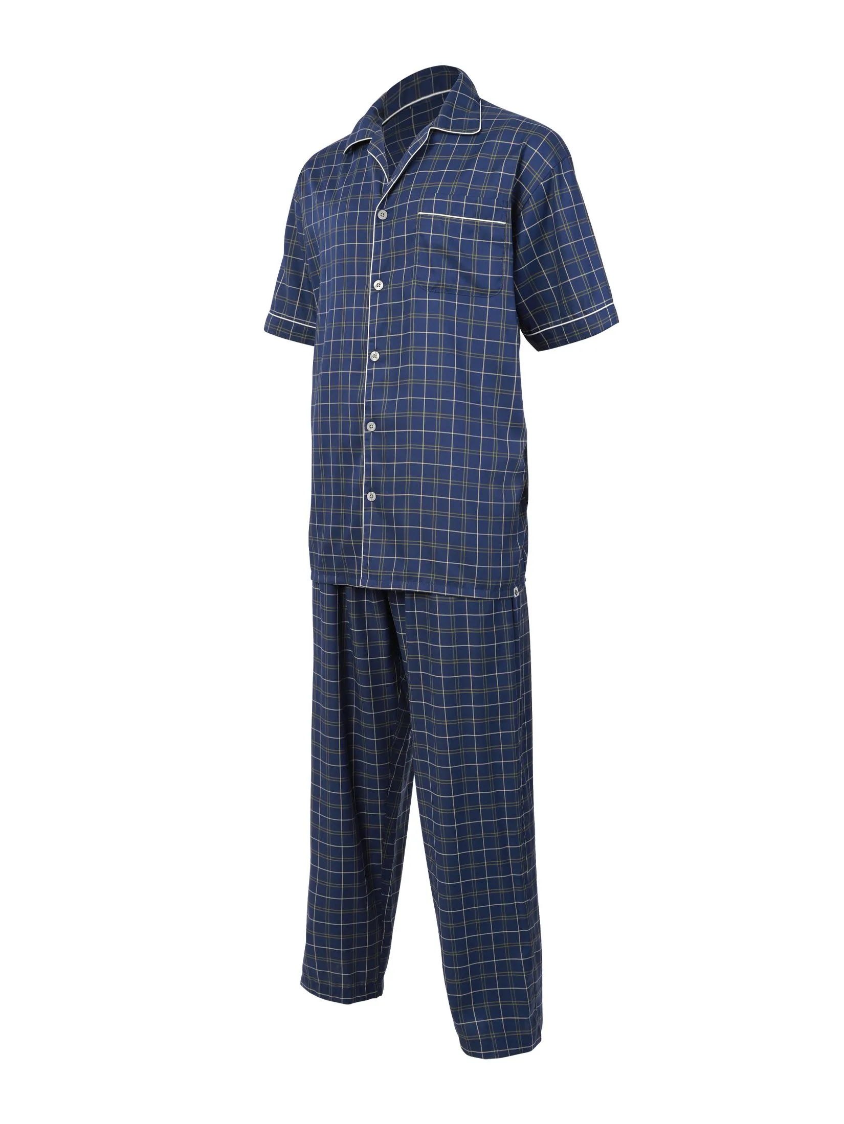 JOHN HENRY INNERWEAR Pajama Set Men's Sleepwear - Navy