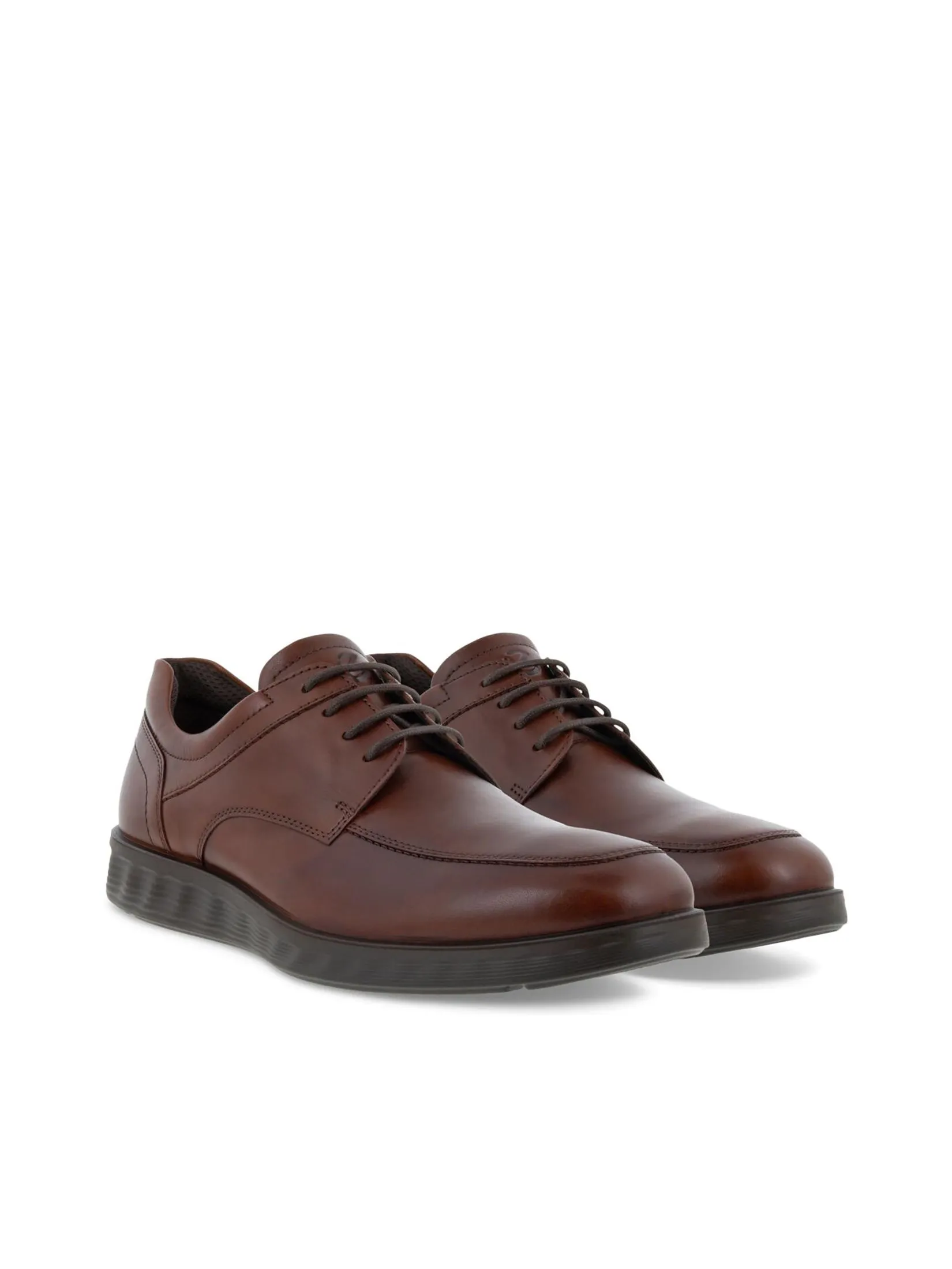ECCO Men Leather Shoes Lite Hybrid Cognac