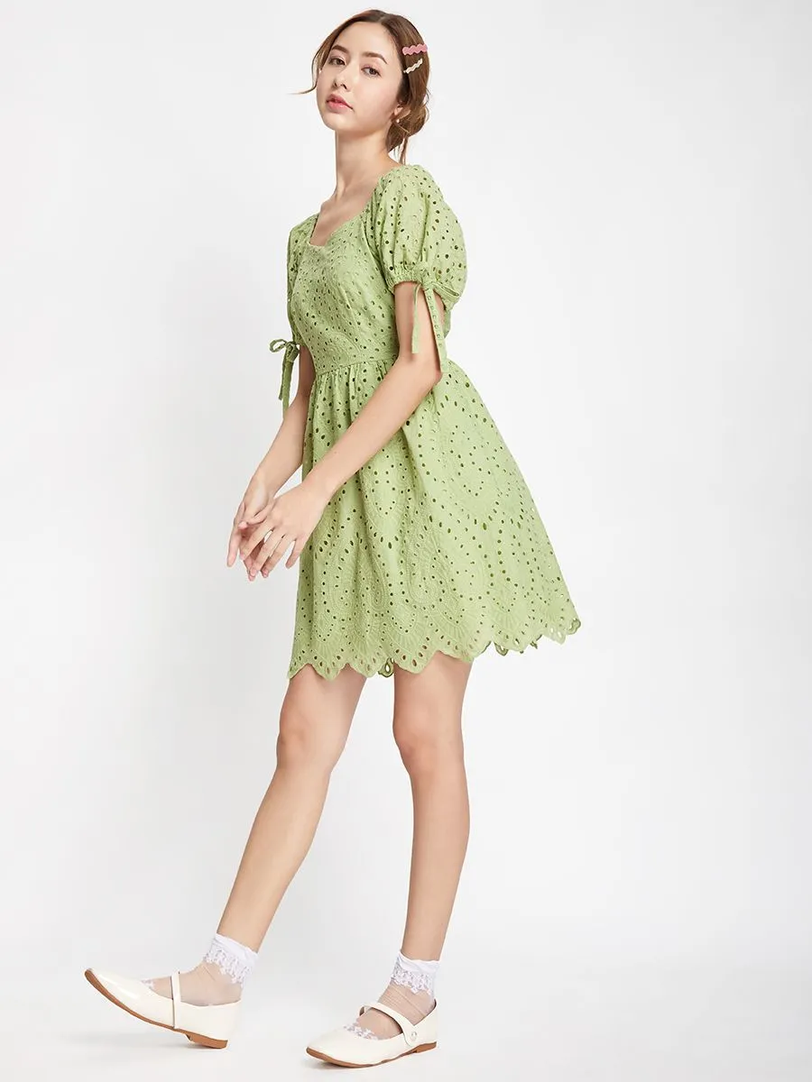 LOLITA Women Dress Puff Sleeves