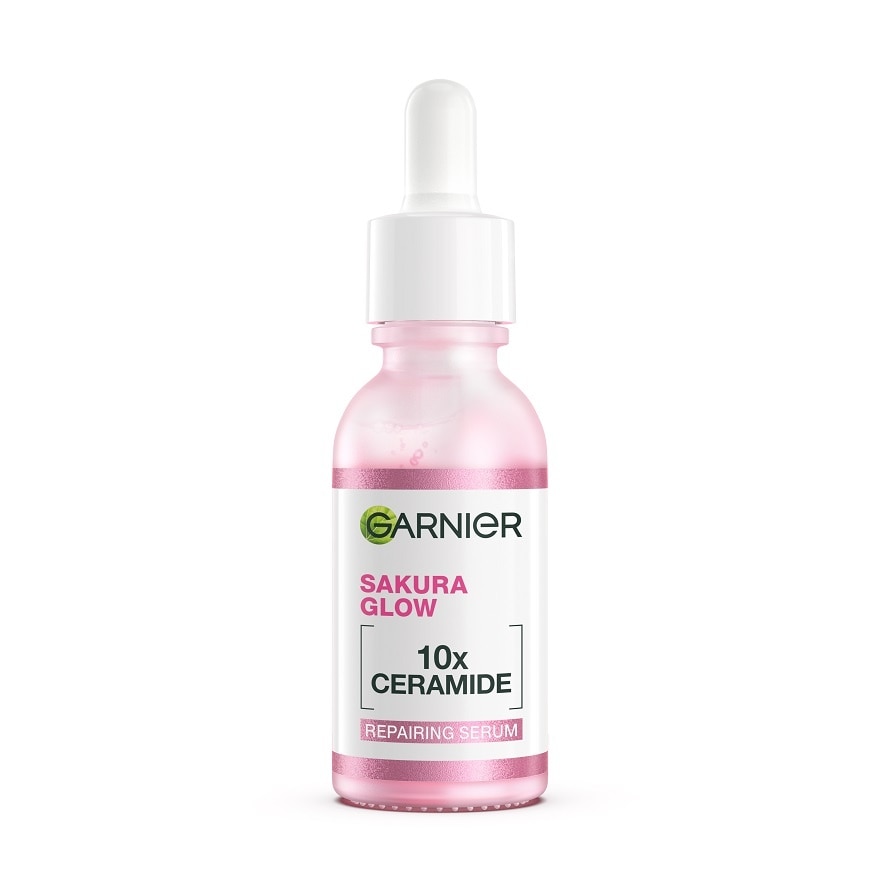 Garnier Sakura Glow Repairing Serum 10X Cepamide 30 Ml. - Pink
