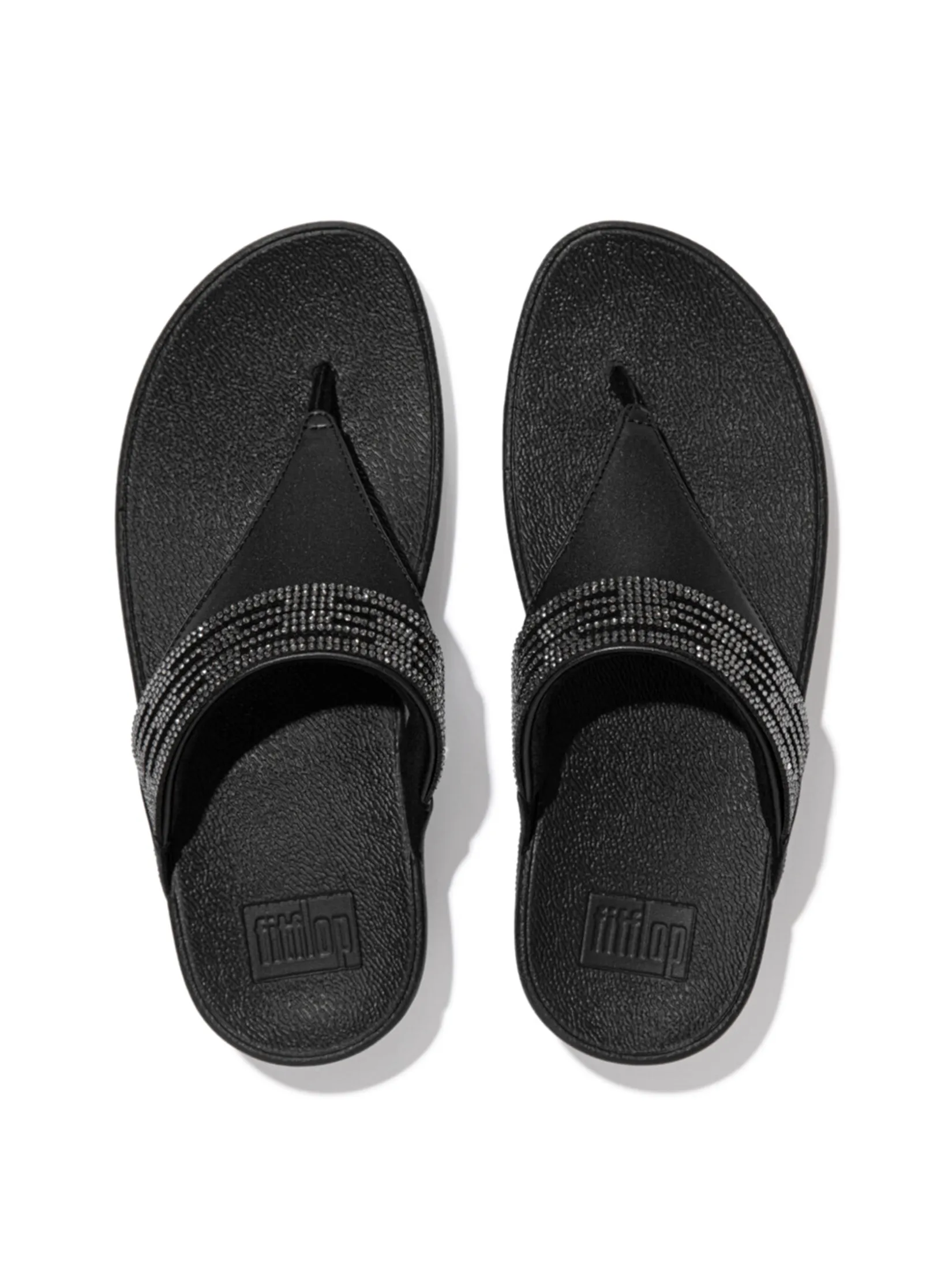 FitFlop™ WOMEN S COMM-LULU LASERCRYSTAL T/P BLACK