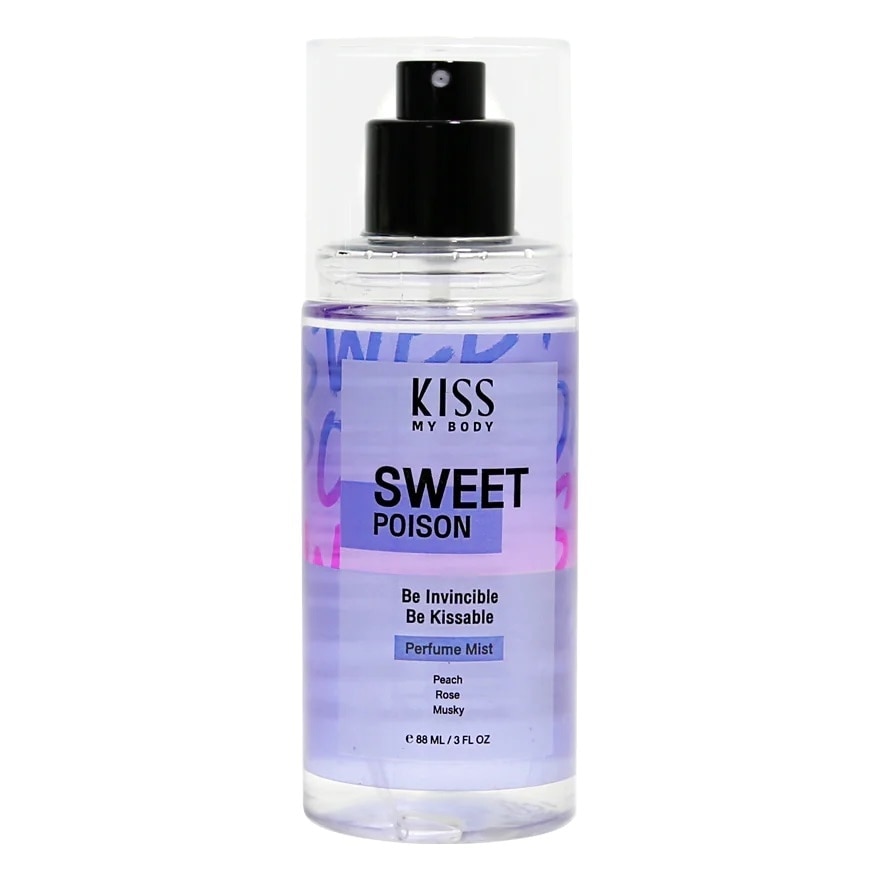 Kiss My Body Perfume Mist Sweet Poison 88 Ml. สเปรย์น้ำหอม