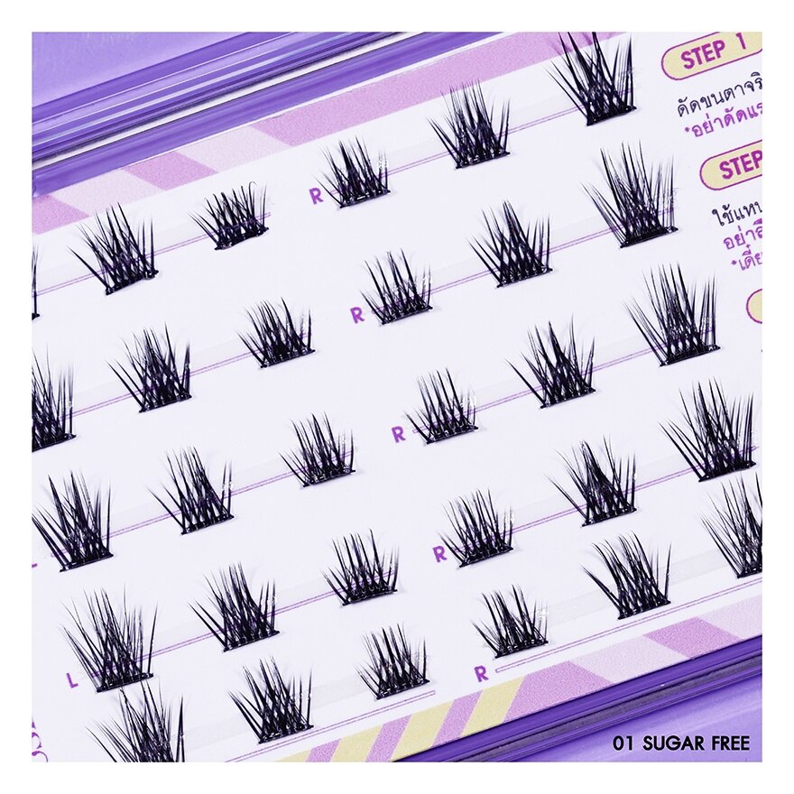 Cosluxe Winky Eyes Bubble Gum 3D Eyelashes 30pcs.01 Sugar Free