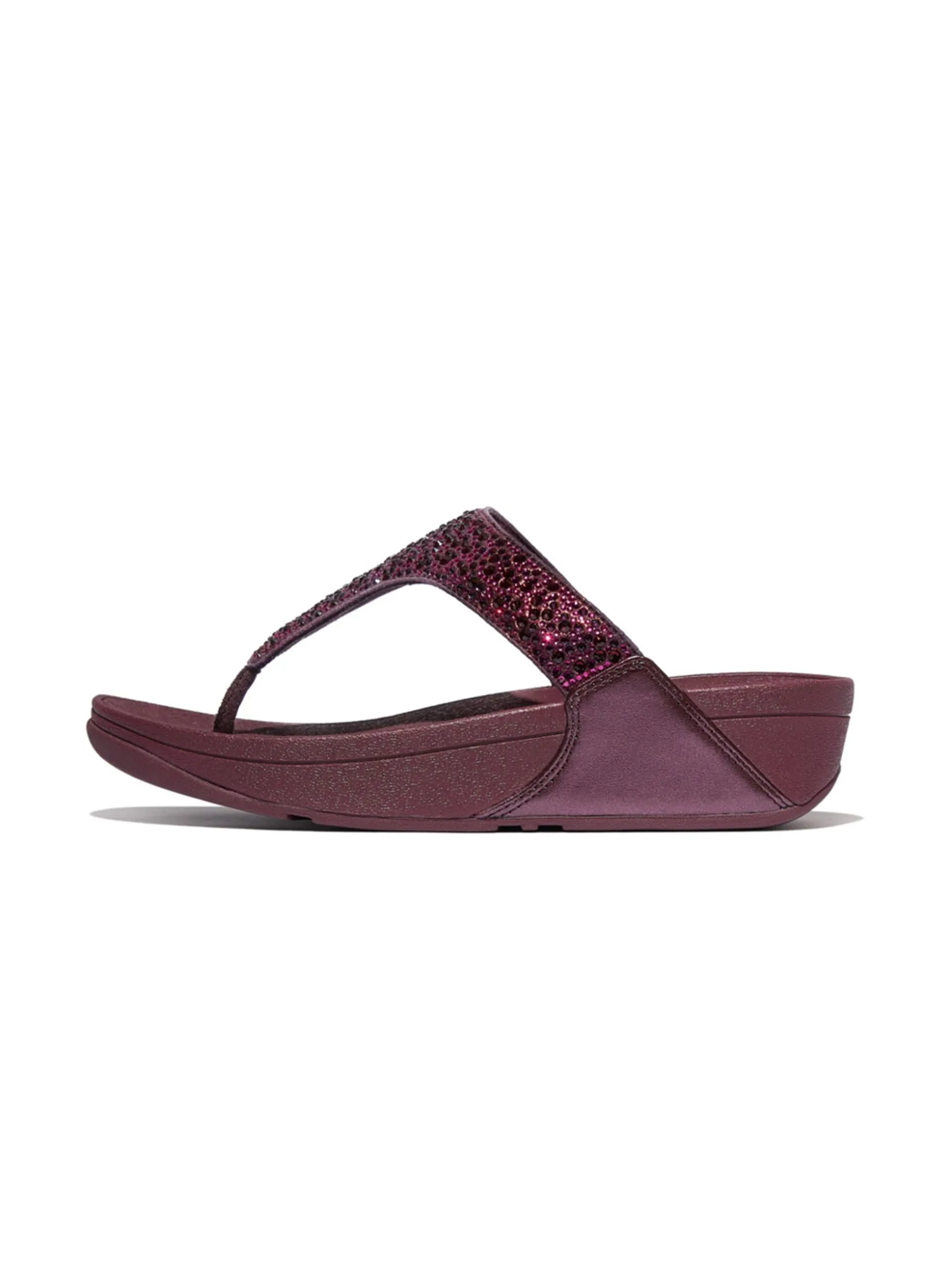 FitFlop™ WOMEN'S LULU CRYSTAL-MIX TOE-POST PURPLE