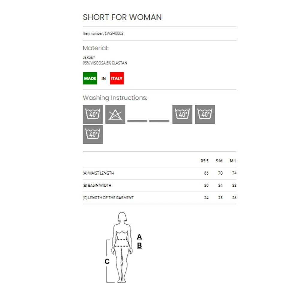 ROLL-LINE T.M. Black Short Women