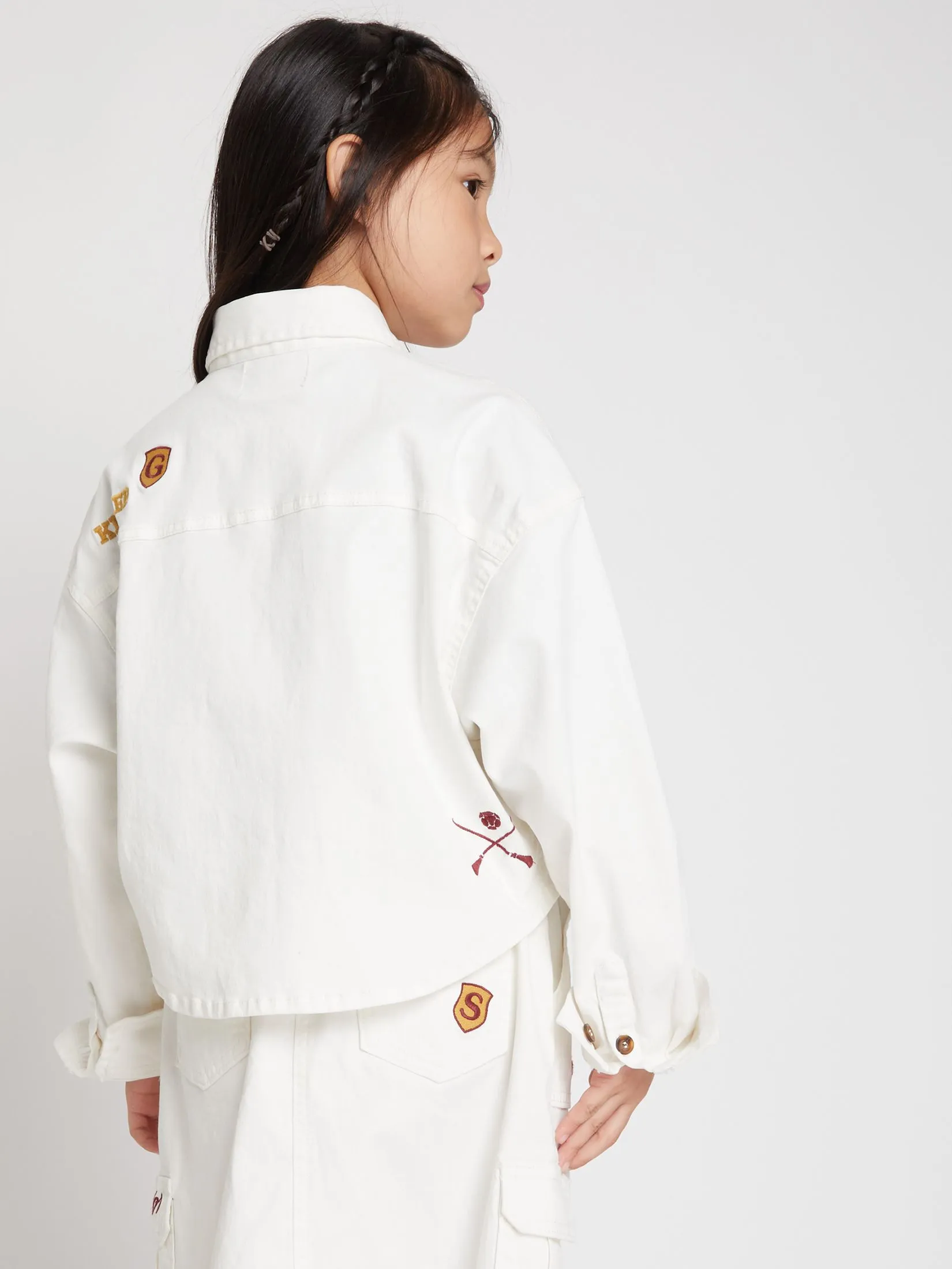 DEFRY 01 Girl Jacket Off White