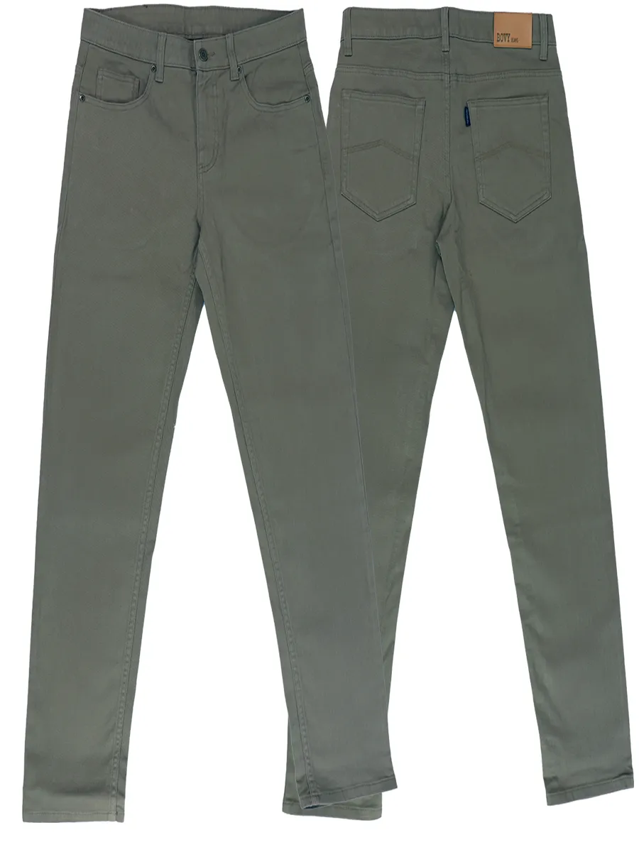 BOVY MEN'S CHINO PREMIUMCOTTON GREEN