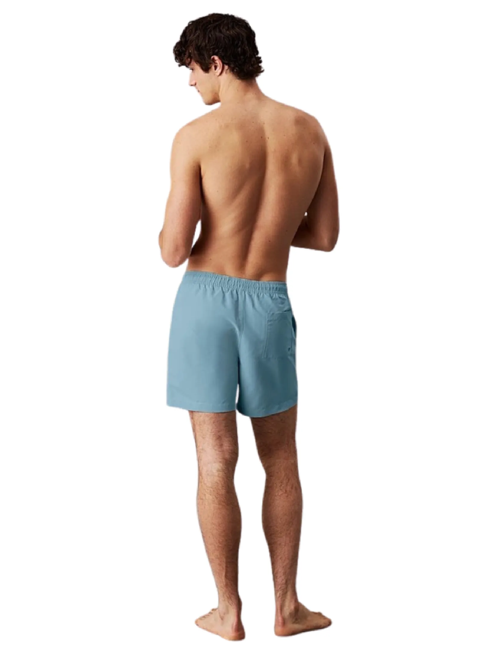 CALVIN KLEIN Men's Intense Power Logo swim shorts Blue