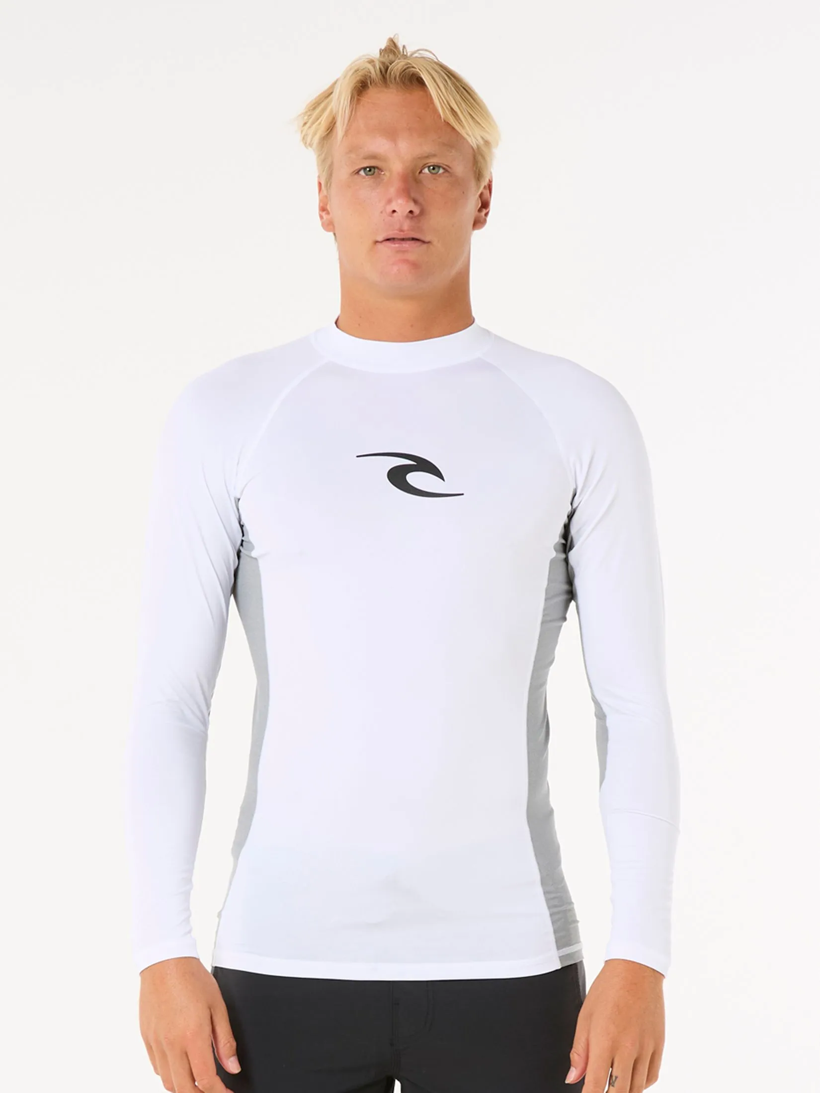 RIP CURL Men Wetsuit Long Sleeves Waves UPF Perf L/S White