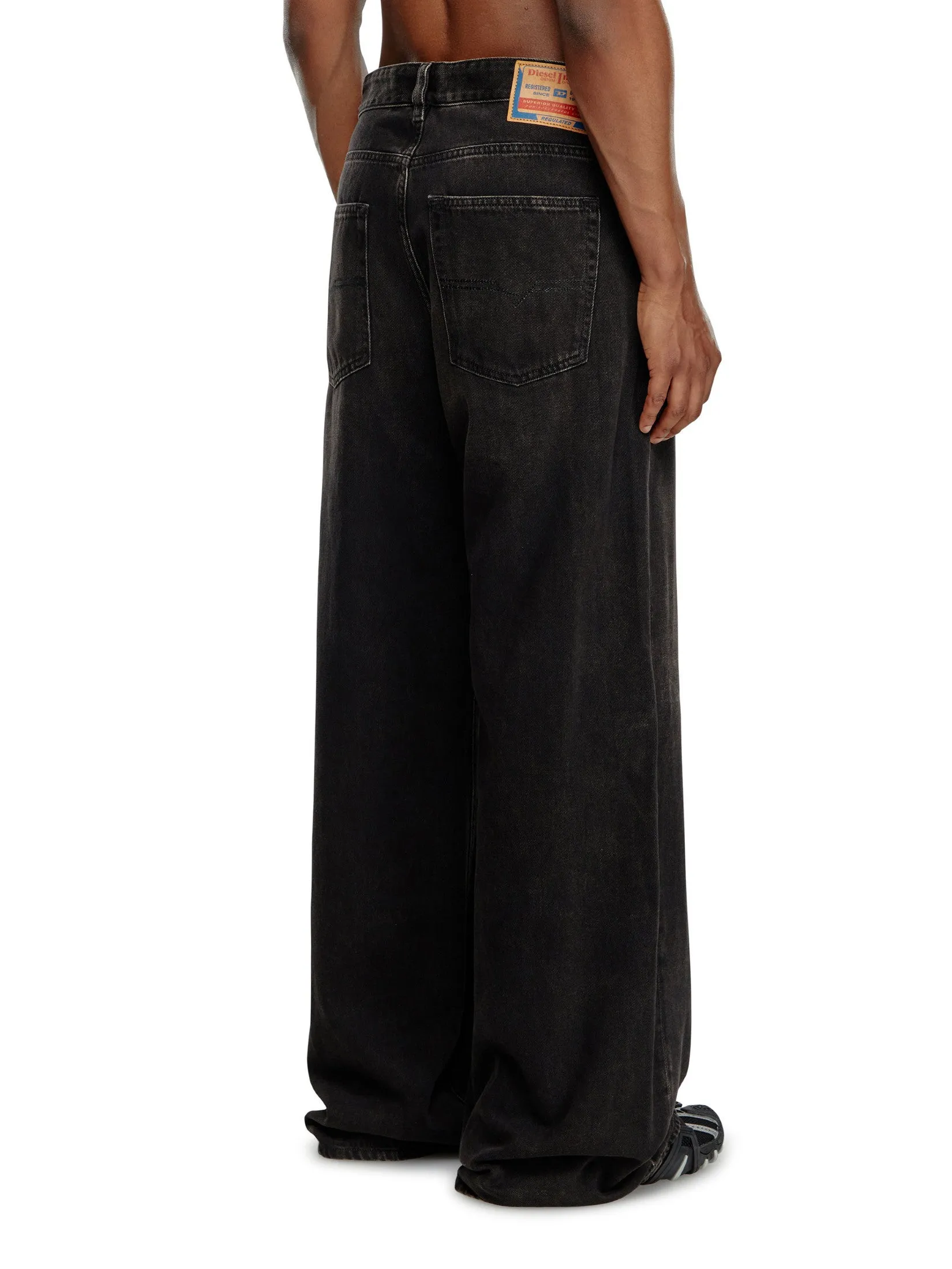 DIESEL Jeans Pants Men D-RISE L.30 TROUSERS Black