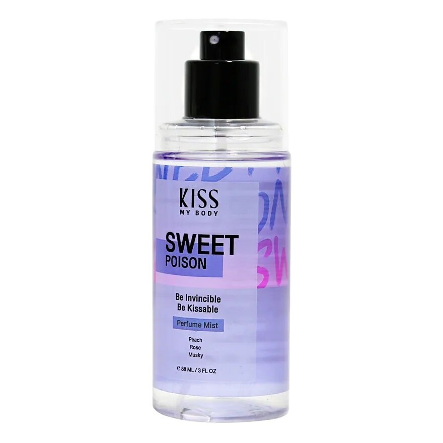 Kiss My Body Perfume Mist Sweet Poison 88 Ml. สเปรย์น้ำหอม