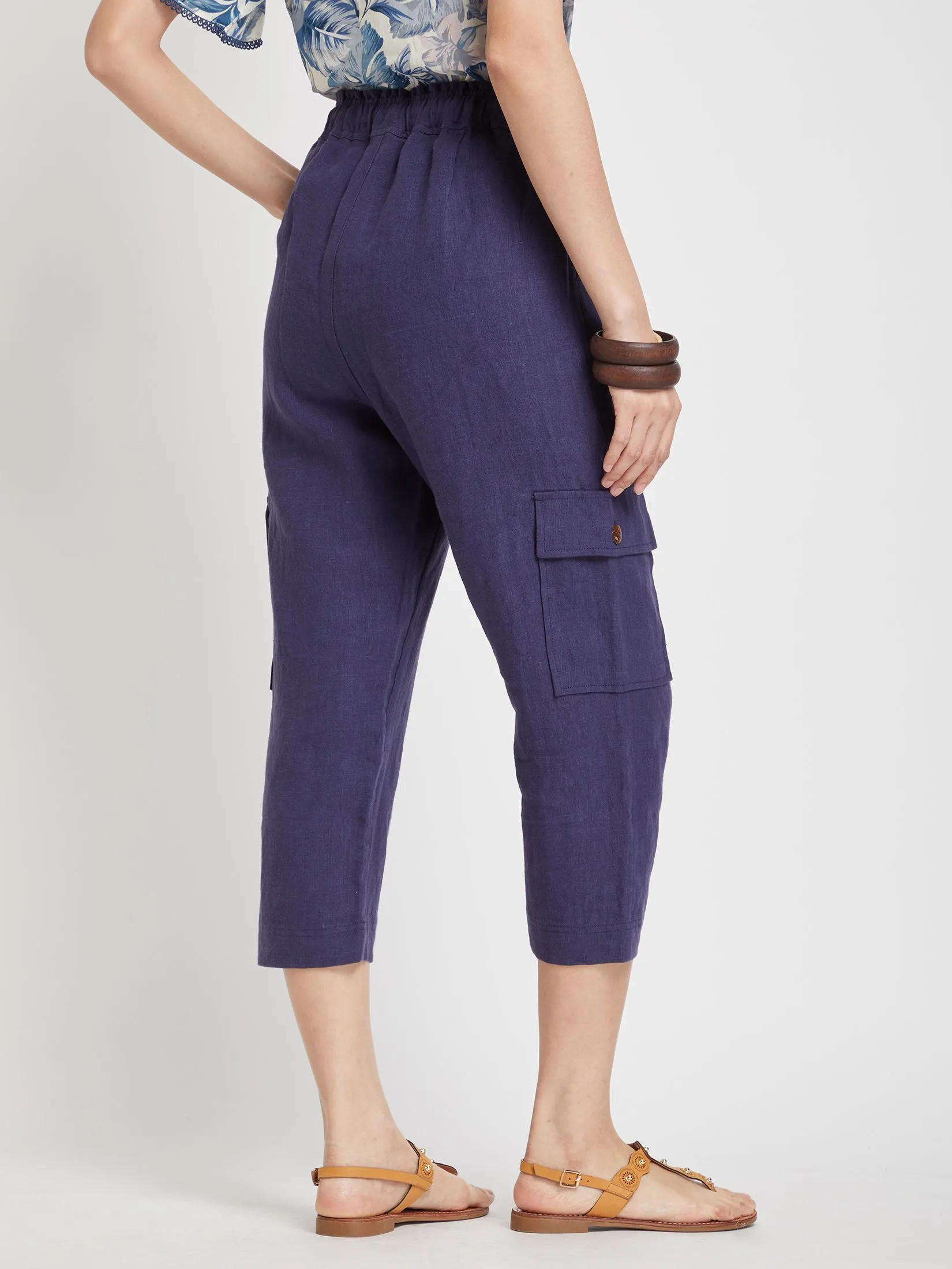 JOURNAL Women Pants Linen Woven