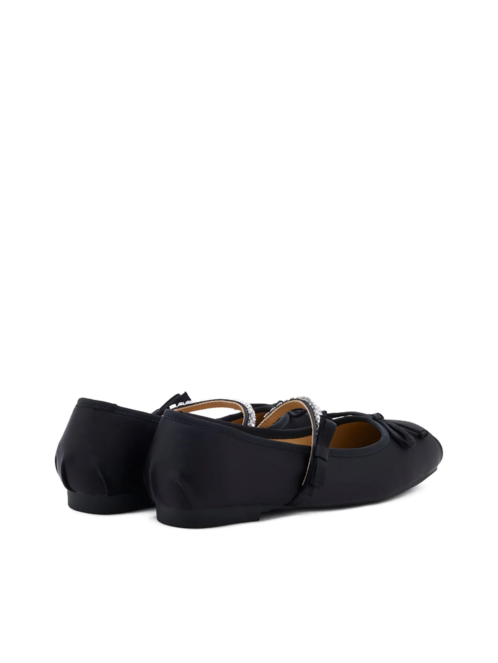 PAZZION Women Flat Shoes With Pearls Strap