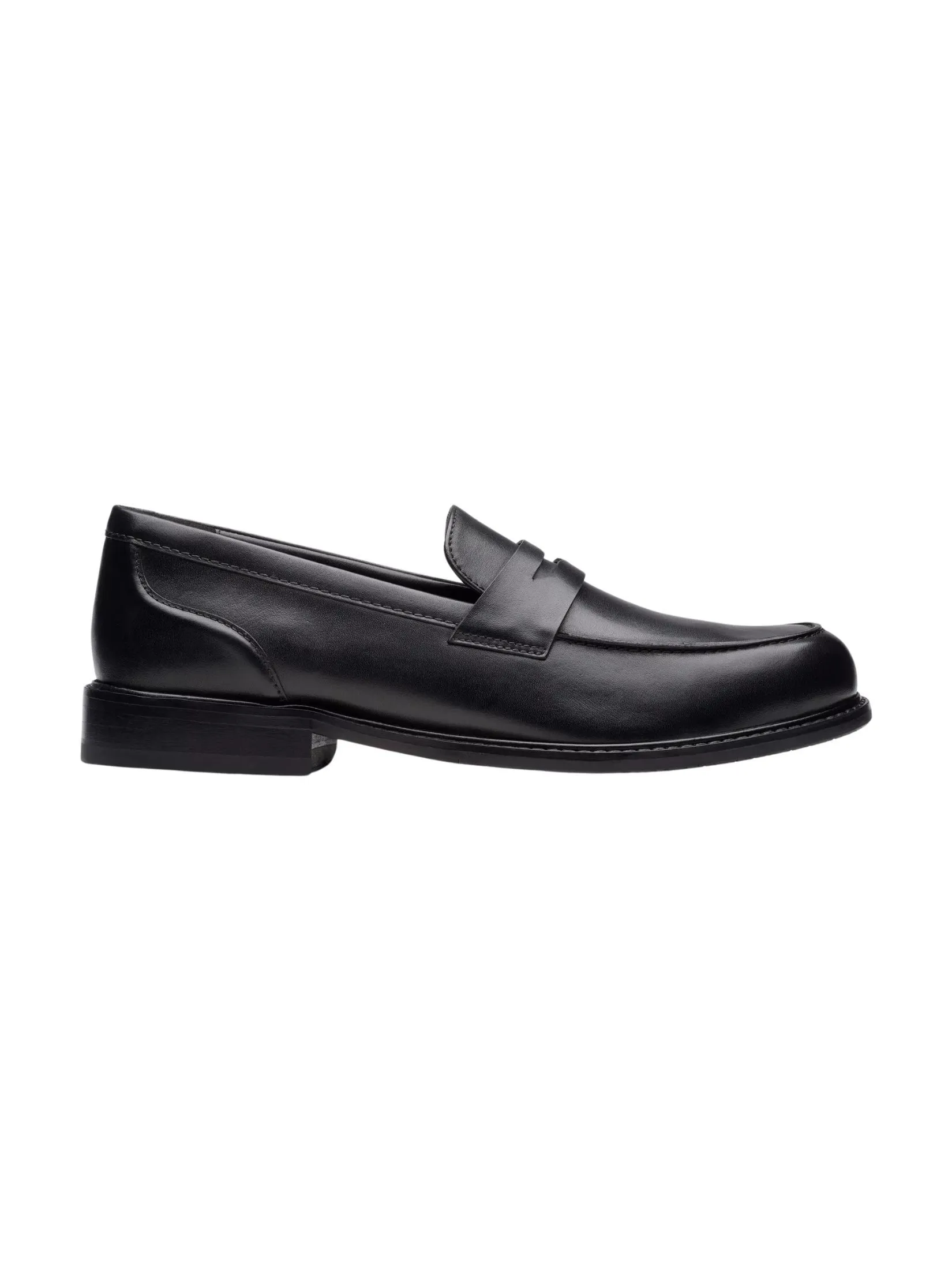 CLARKS CRAFTARLO LO Black Leather Men’s Leather Loafers