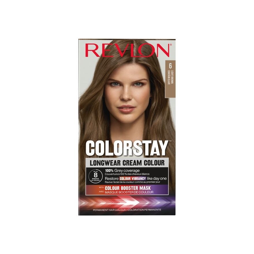 Revlon Cream Colour Colorstay Longwear No.6 Light Brown - 6 Light Brown