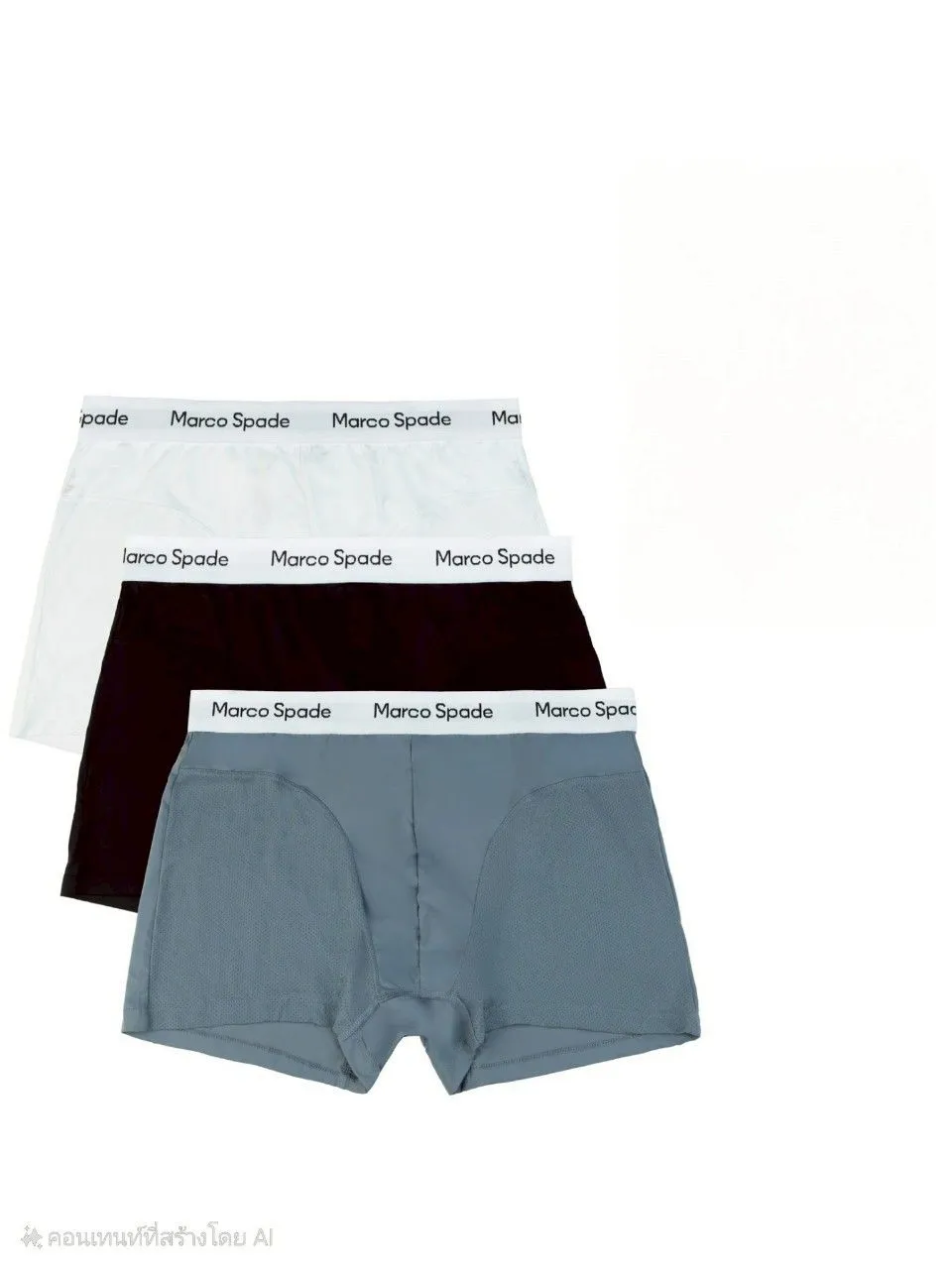 MARCO SPADE Marco Spade men's underwear, Pack of 3 colors: black/gray/white Trunk  Nylon