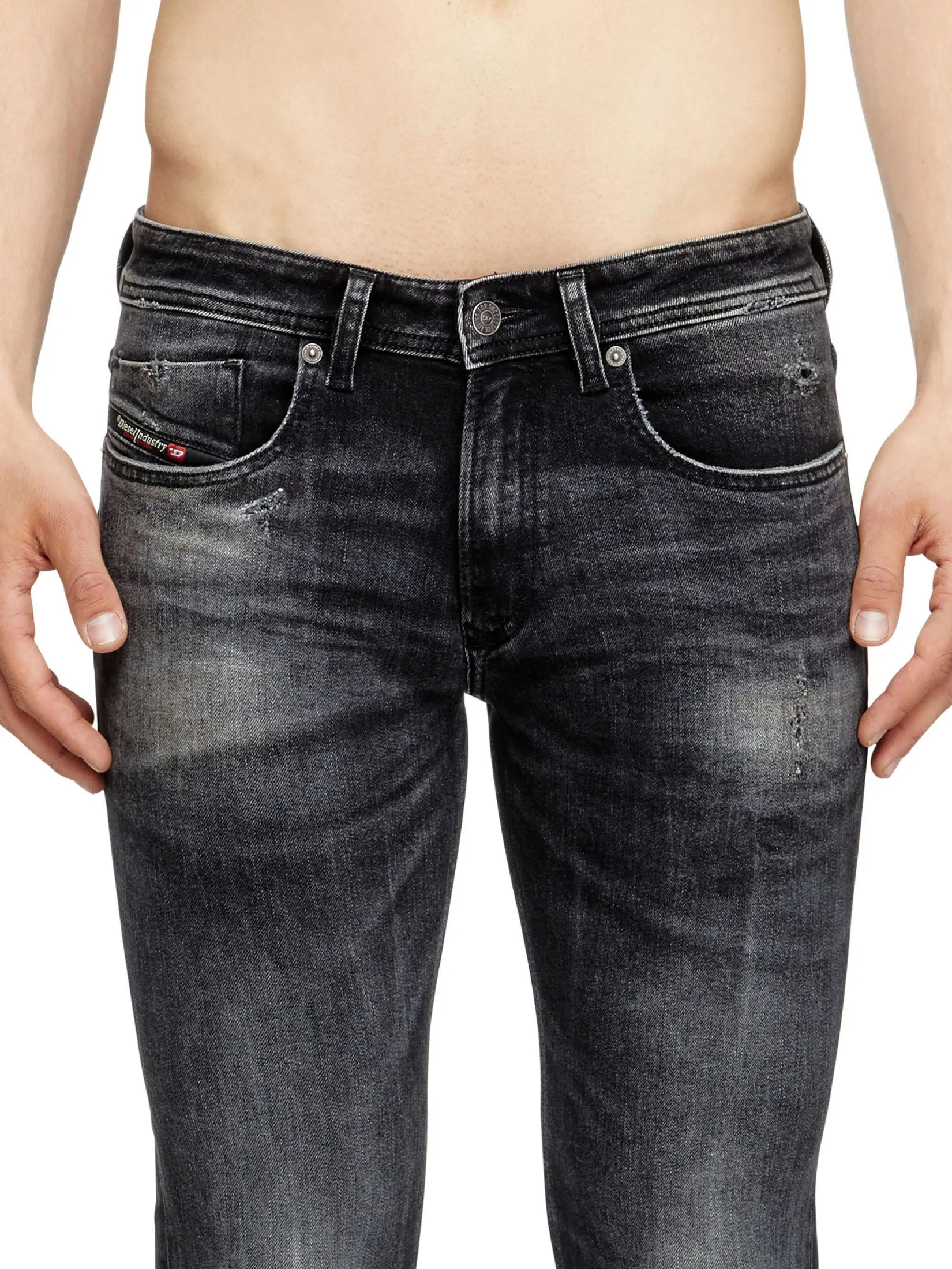 DIESEL Jeans Pants Men 1979 SLEENKER L.30 TROUSERS Black