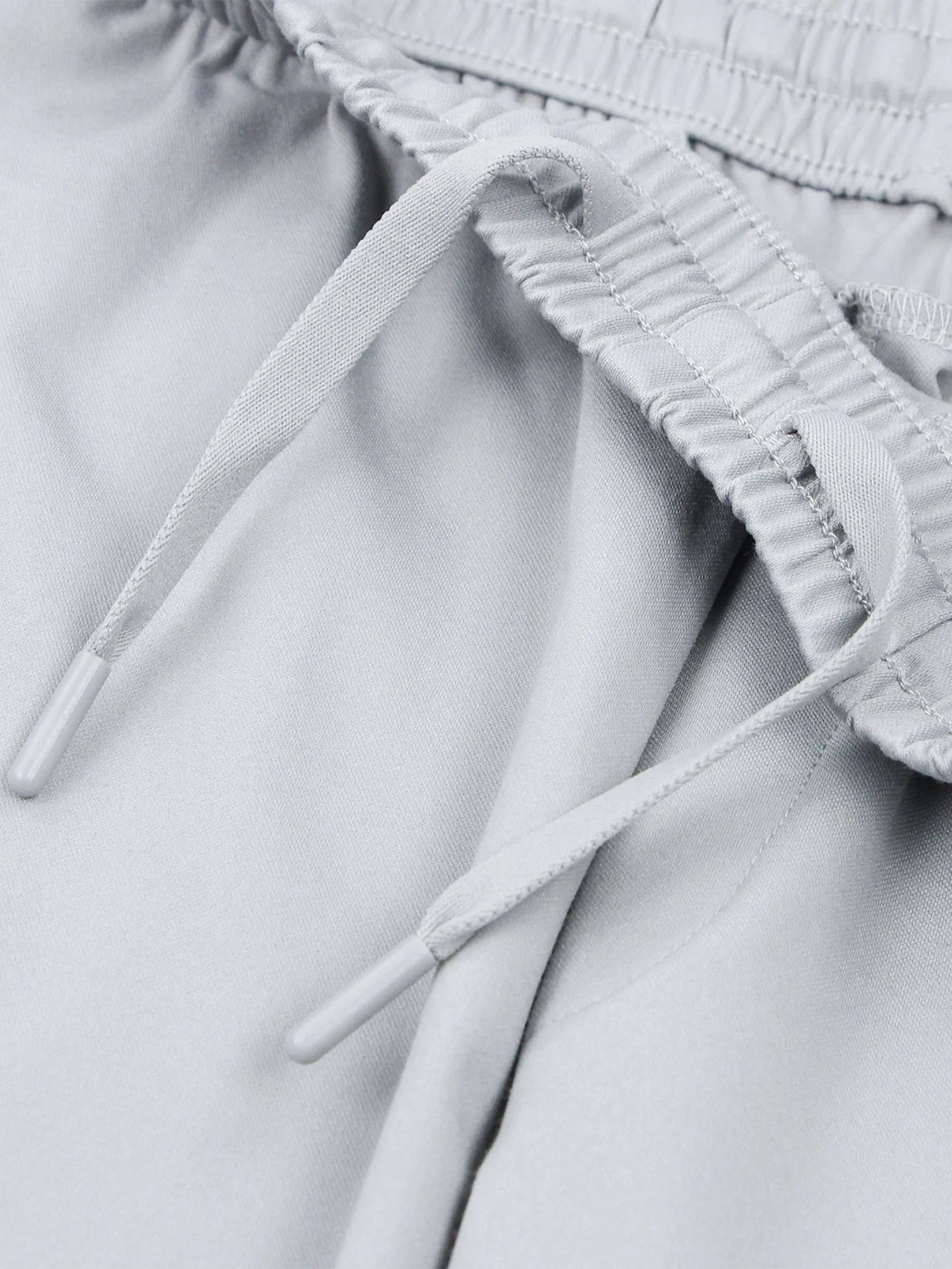 GIORDANO Men's Slim Easycare Stretch Jogger Light Grey