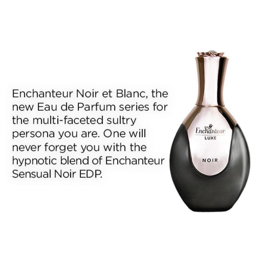Enchanteur Luxe Eau De Parfum 50ml. Noir