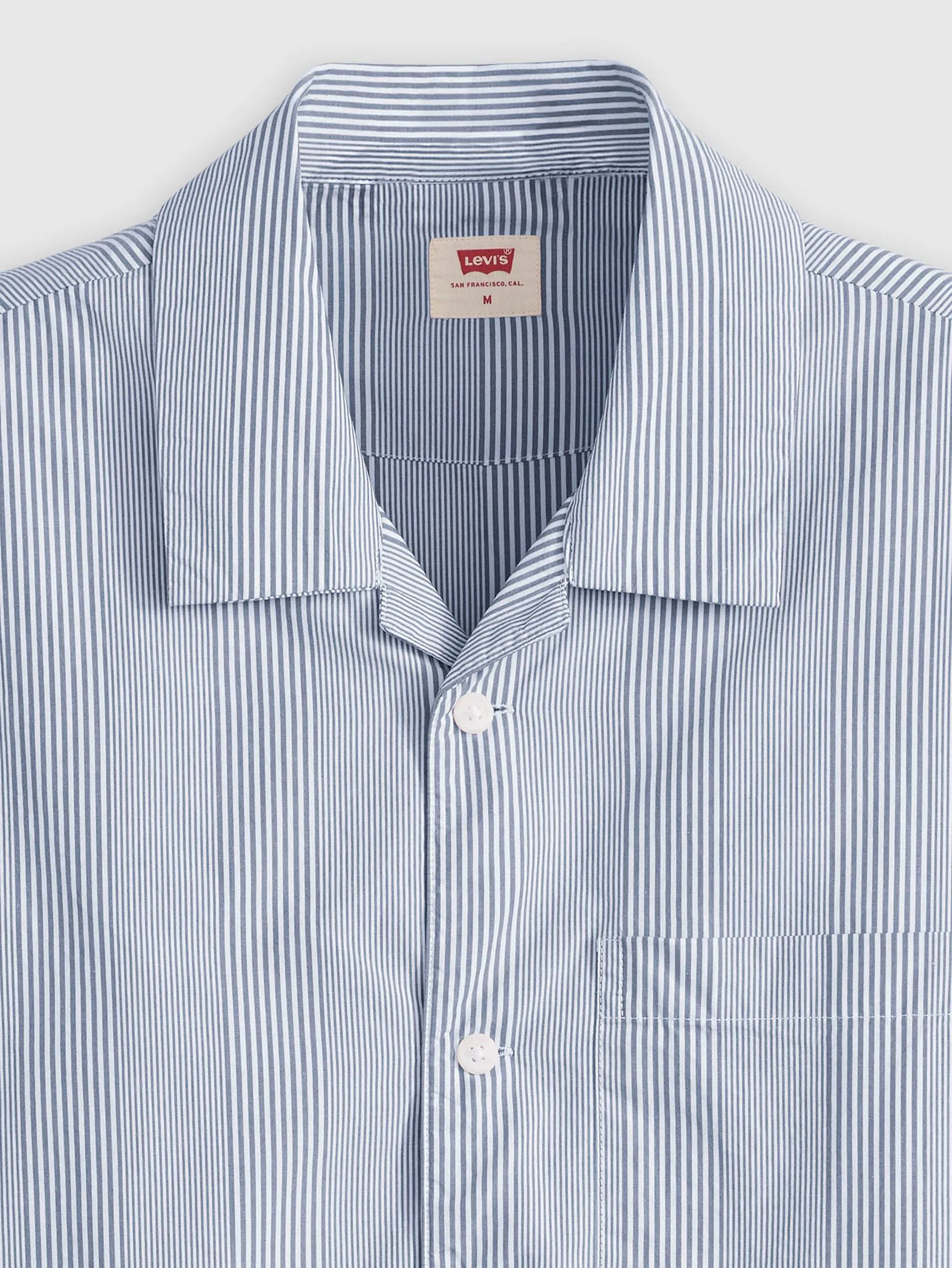 LEVI'S Men's Short-Sleeve Townes Boxy Shirt Blue