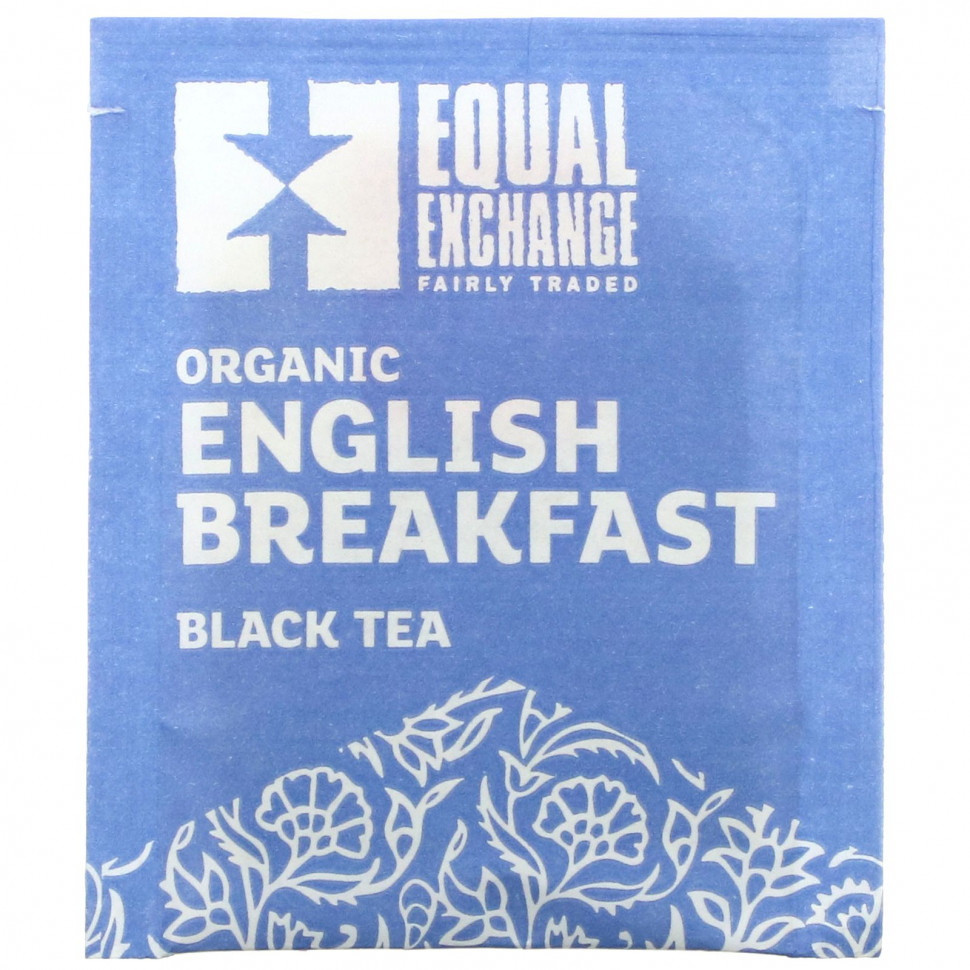 Equal Exchange, Organic English Breakfast, черный чай, 20 чайных пакетиков, 40 г (1,41 унции)