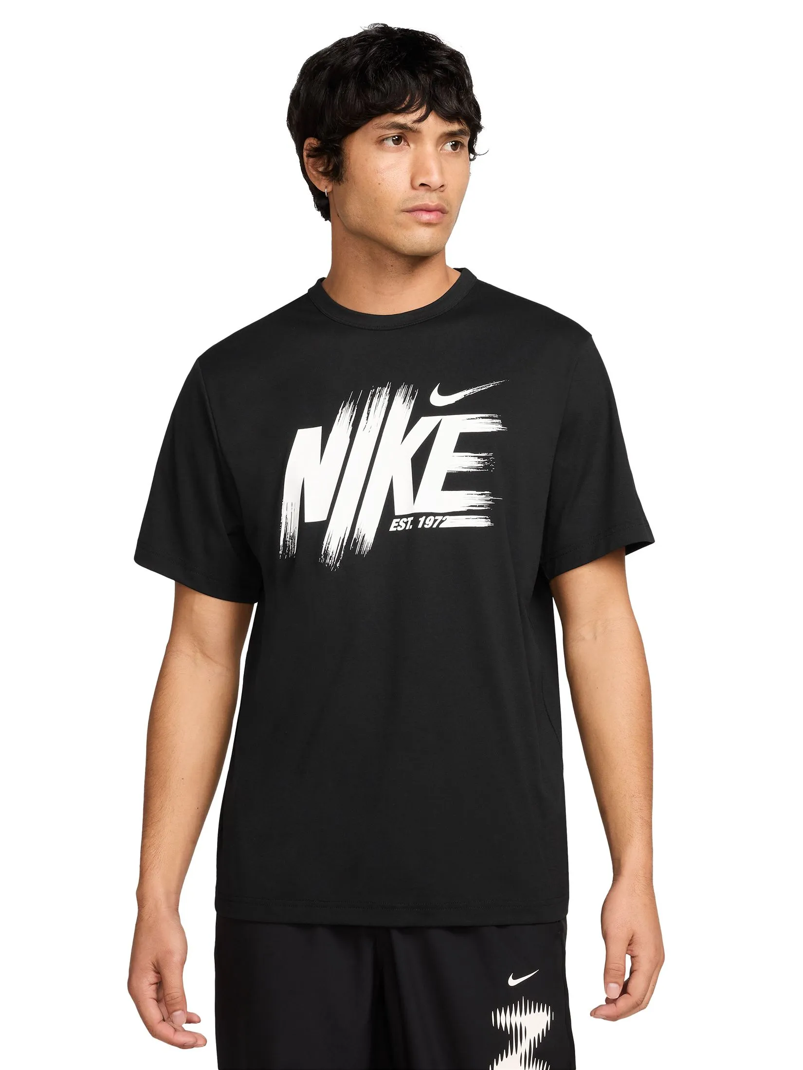 NIKE Men Top Hyverse Dri-Fit UV HV0382-010 Black/White