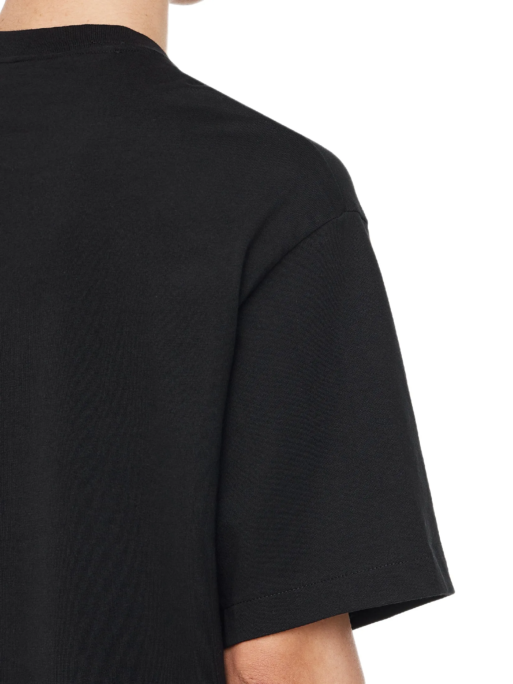 CALVIN KLEIN Men s Relaxed Fit Standard Logo Crew Neck Short Sleeve T-Shirt  Black