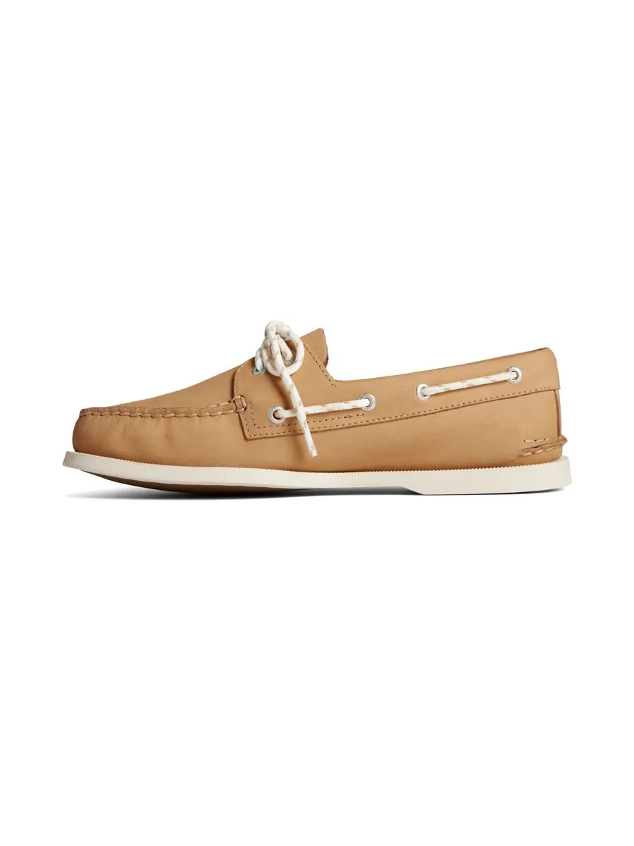 SPERRY MEN TAN A/O 2-EYE NAUTICAL NUBUCK