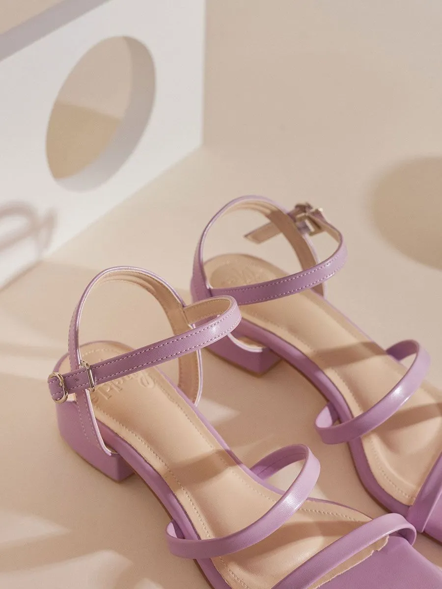 BUCKLE ME Shoes For Every Occasion Lilac Family BM25LAC Triplets Lilac