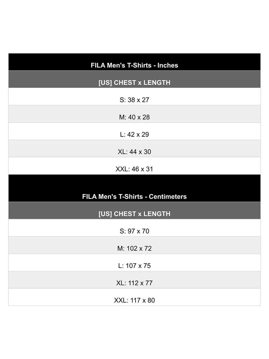 FILA Men T-Shirt Iconic Blue - FI039AP052EITH