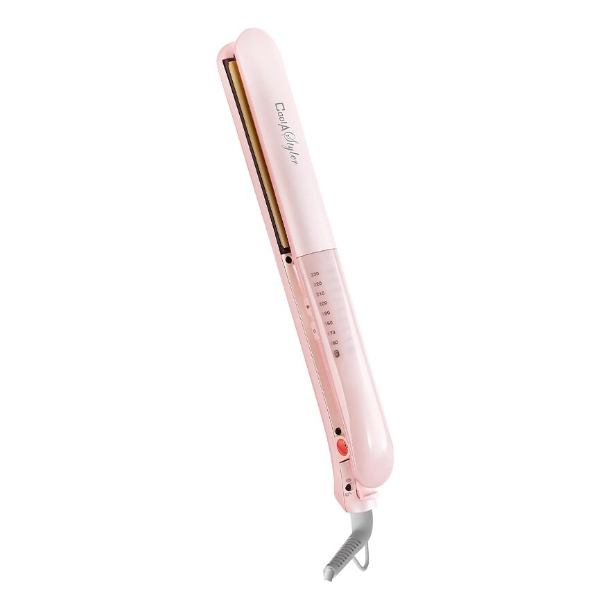 Cool A Styler Hair Straightener  Roll 2In1 Jelly Pink HS-991P - Pink