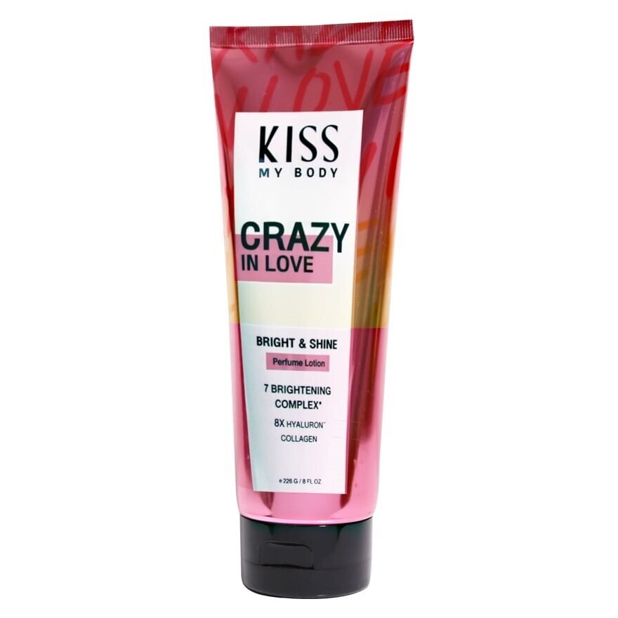 Kiss My Body Bright  Shine Perfume Lotion Crazy In Love 226 G. โลชั่นน้ำหอม